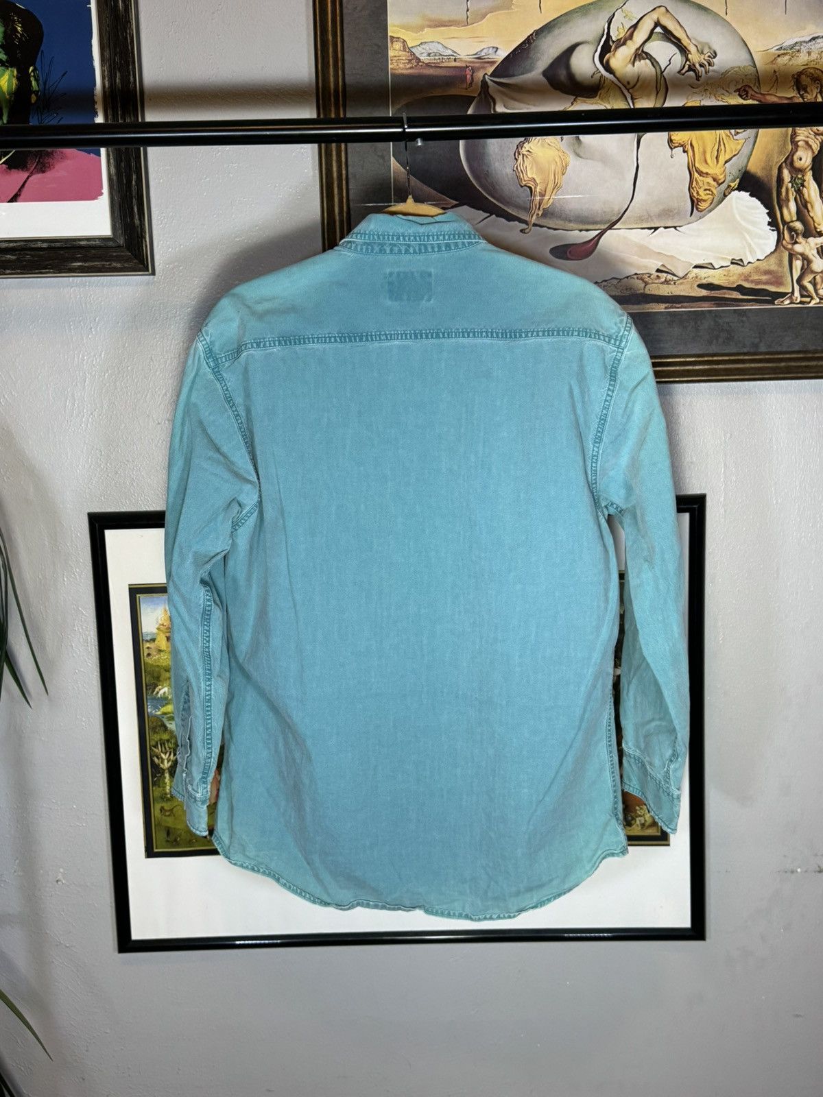 Woolrich Woolen Mills Vintage Woolrich Teal Button Up Shirt Size US M / EU 48-50 / 2 - 2 Thumbnail