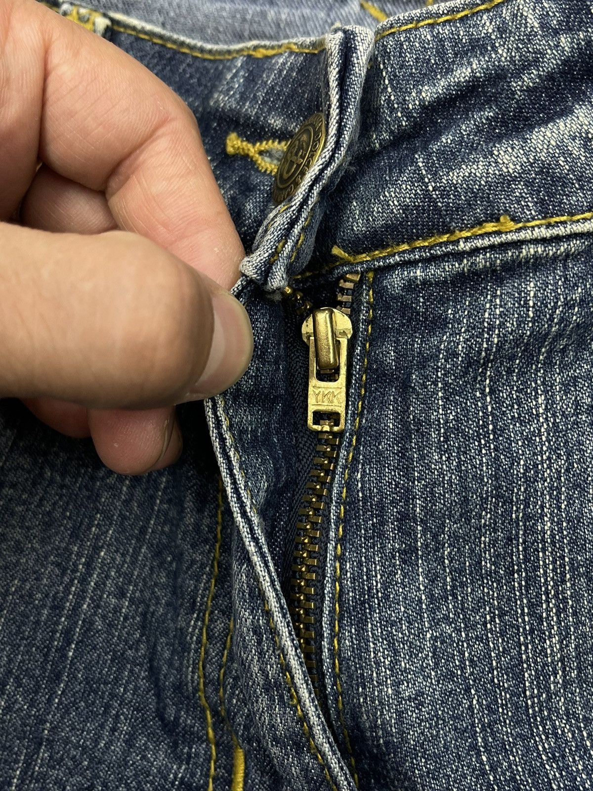 Dolce & Gabbana Vintage Dolce Gabbana Denim Jeans Big Logo Made in Italy Size 34" / US 12 / IT 48 - 12 Thumbnail