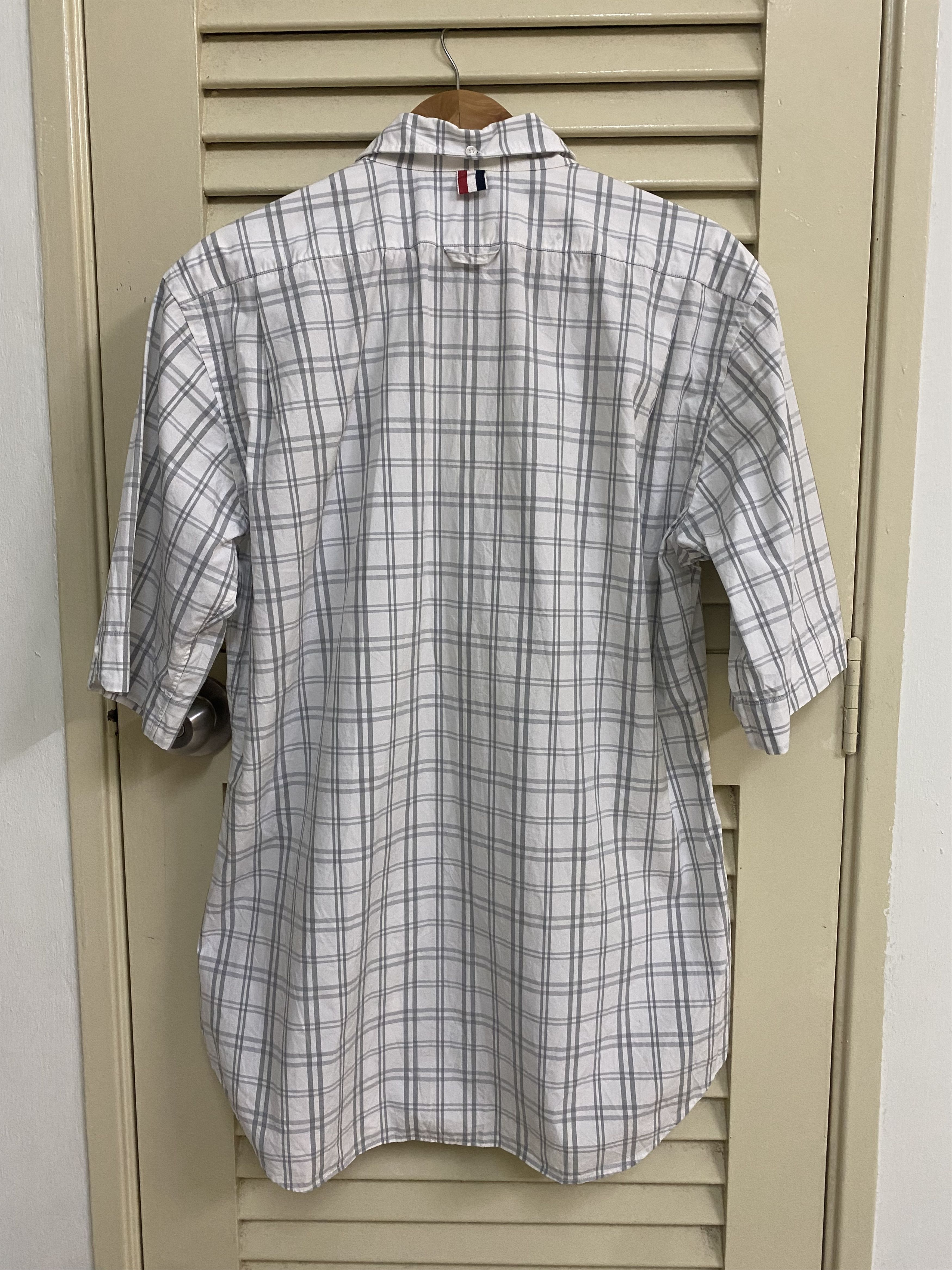 Thom Browne Thom Browne Plaid Button Up Shirt Size US XXL / EU 58 / 5 - 5 Thumbnail
