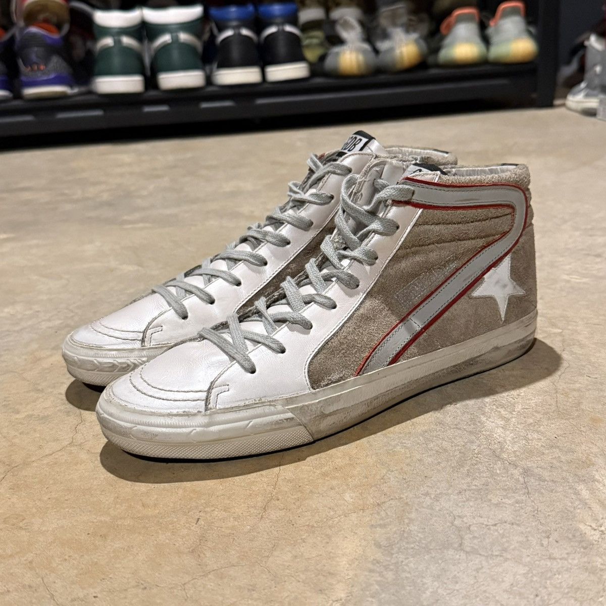 Golden Goose Golden Goose Slide Distressed Suede Sneakers US 8 Size US 8 / EU 41 - 2 Thumbnail