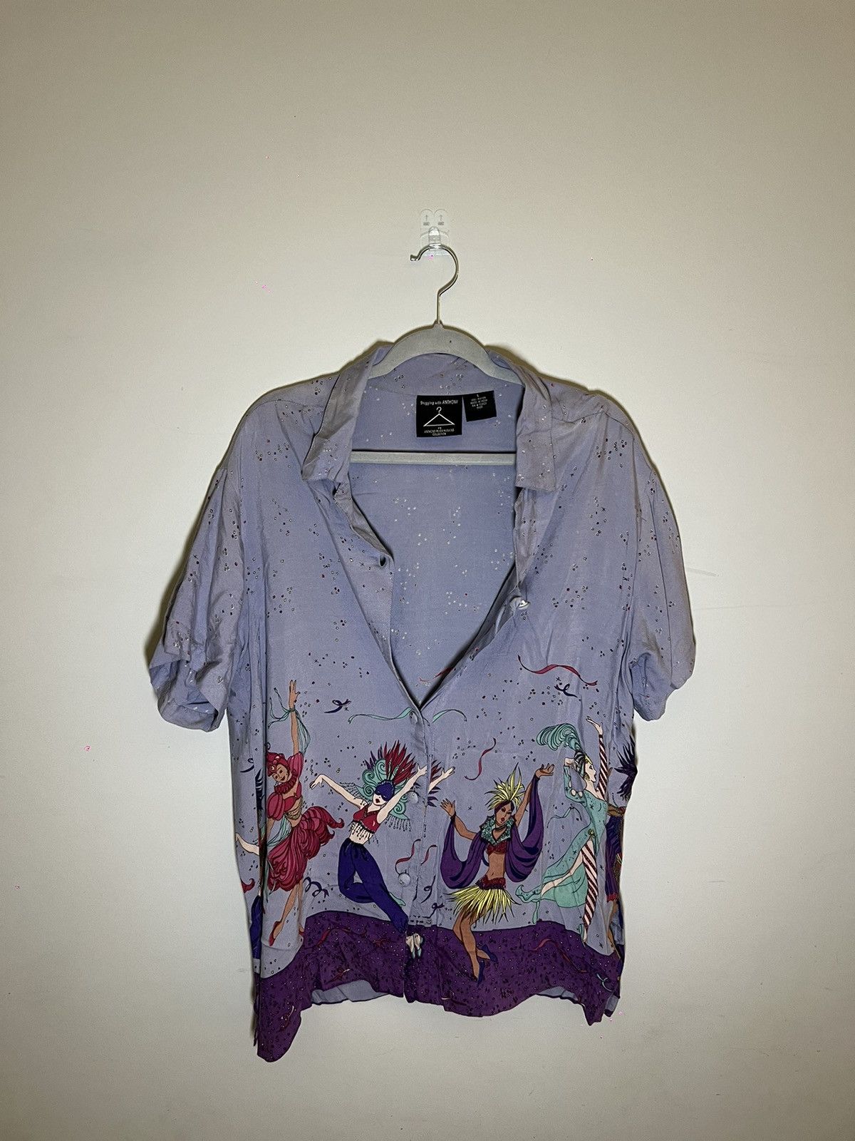 Vintage Anthony Mark Hankins Graphic Collection Button Up Size US L / EU 52-54 / 3 - 1 Thumbnail