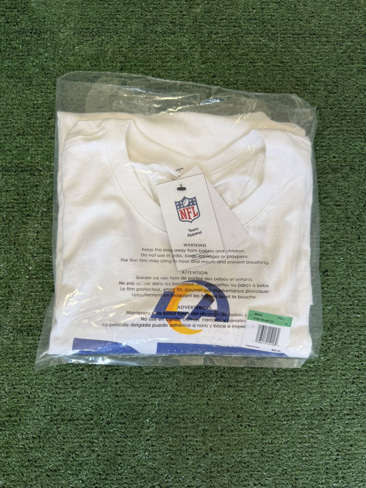 Nike Nike Puka Nacua Los Angeles Rams White Tee Men Size XL Size US XL / EU 56 / 4 - 4 Thumbnail