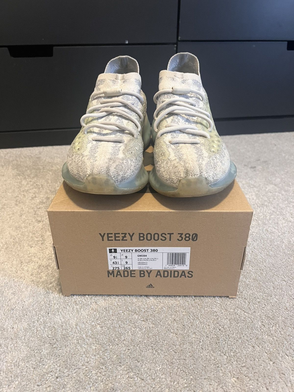 Yeezy Yeezy Boost 380 ‘Alien Blue’ (2021) Size US 9.5 / EU 42-43 - 1 Thumbnail