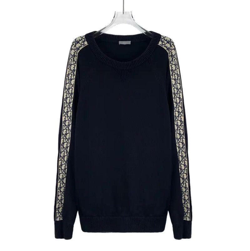 Dior Dior Black Cotton Men's Sweater 0089 Size US L / EU 52-54 / 3 - 1 Thumbnail