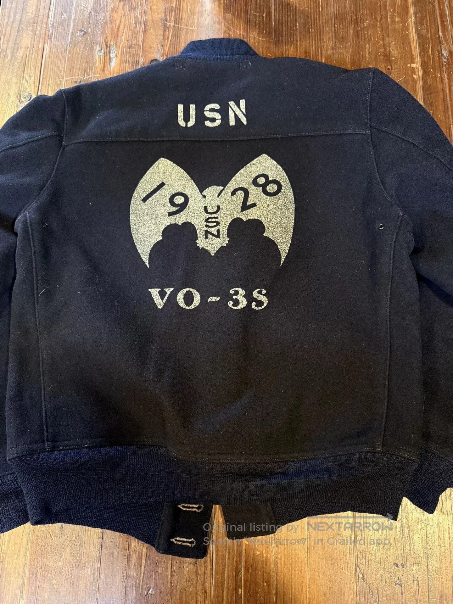 Freewheelers Freewheelers Bat Squadron A1 Wool Jacket. Size US XXS / EU 40 - 2 Thumbnail