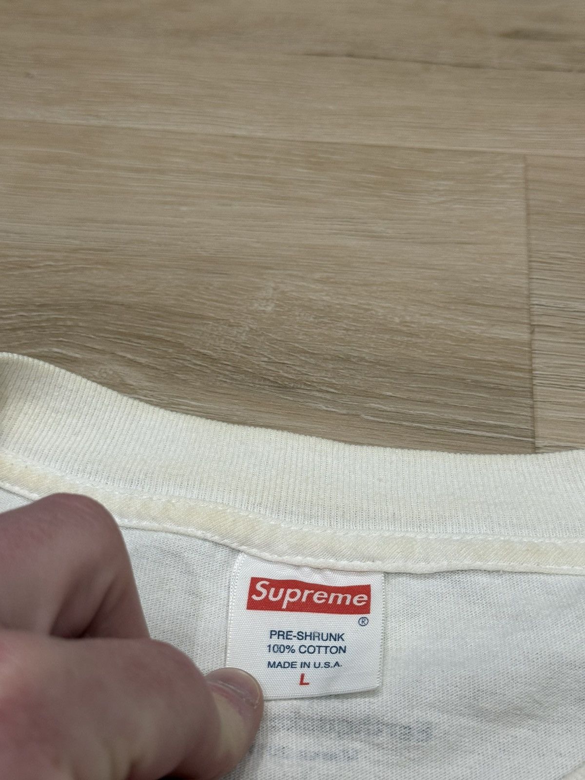 Supreme Supreme 2011 Japan Relief Box Logo Tee Size US L / EU 52-54 / 3 - 23 Thumbnail