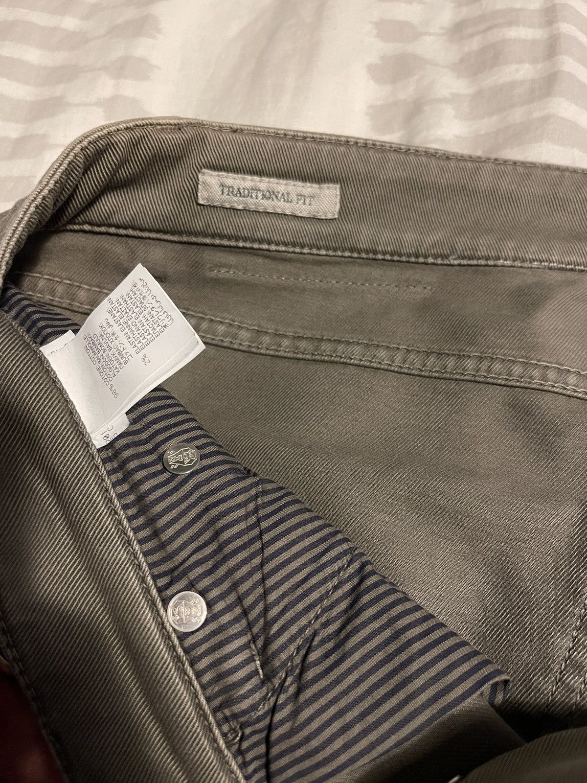 Brunello Cucinelli Brunello Cucinelli Dark Green Jeans Size US 33 - 7 Thumbnail