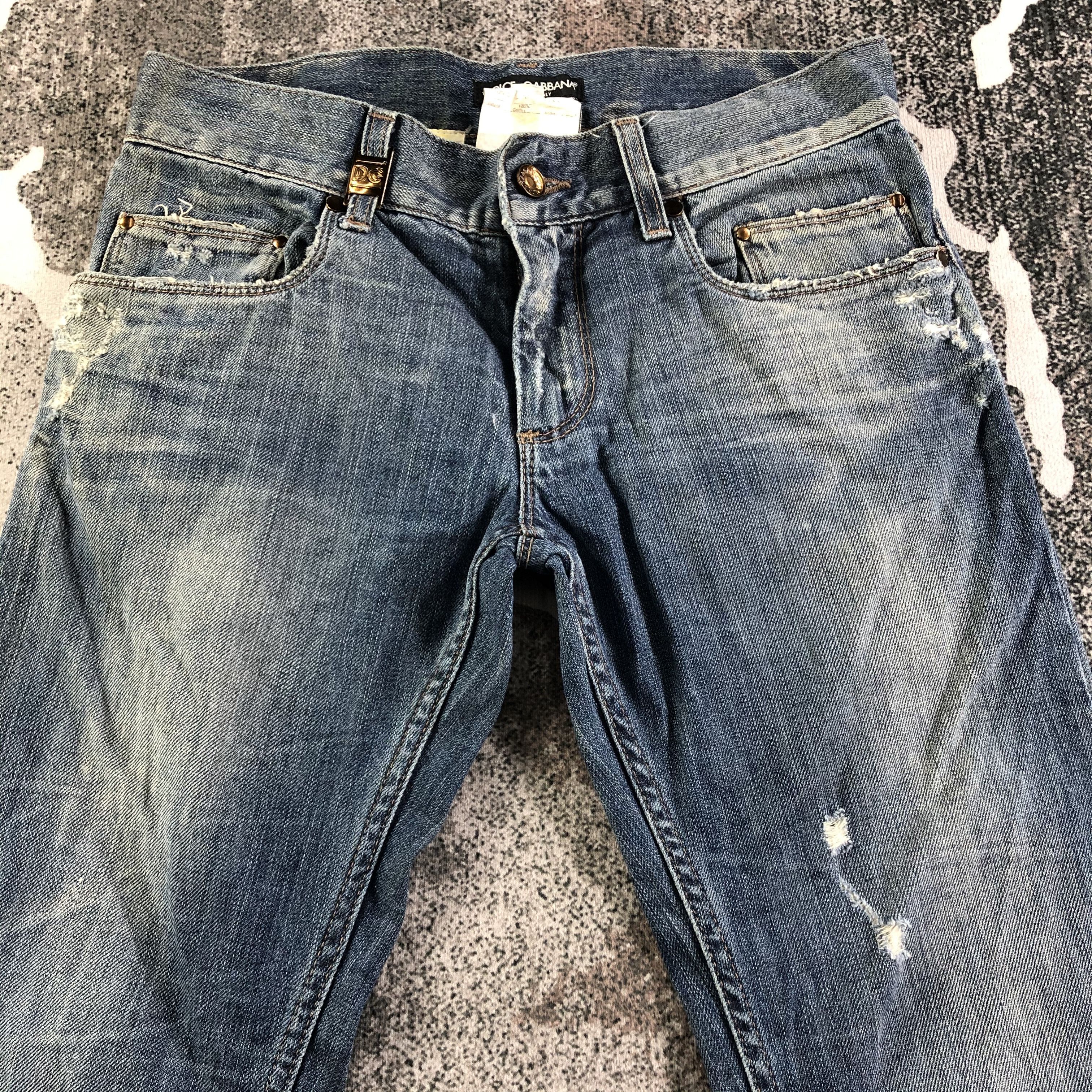 Dolce & Gabbana Dolce & Gabbana Jeans Ripped Denim KJ2275 Size US 28 / EU 44 - 3 Thumbnail