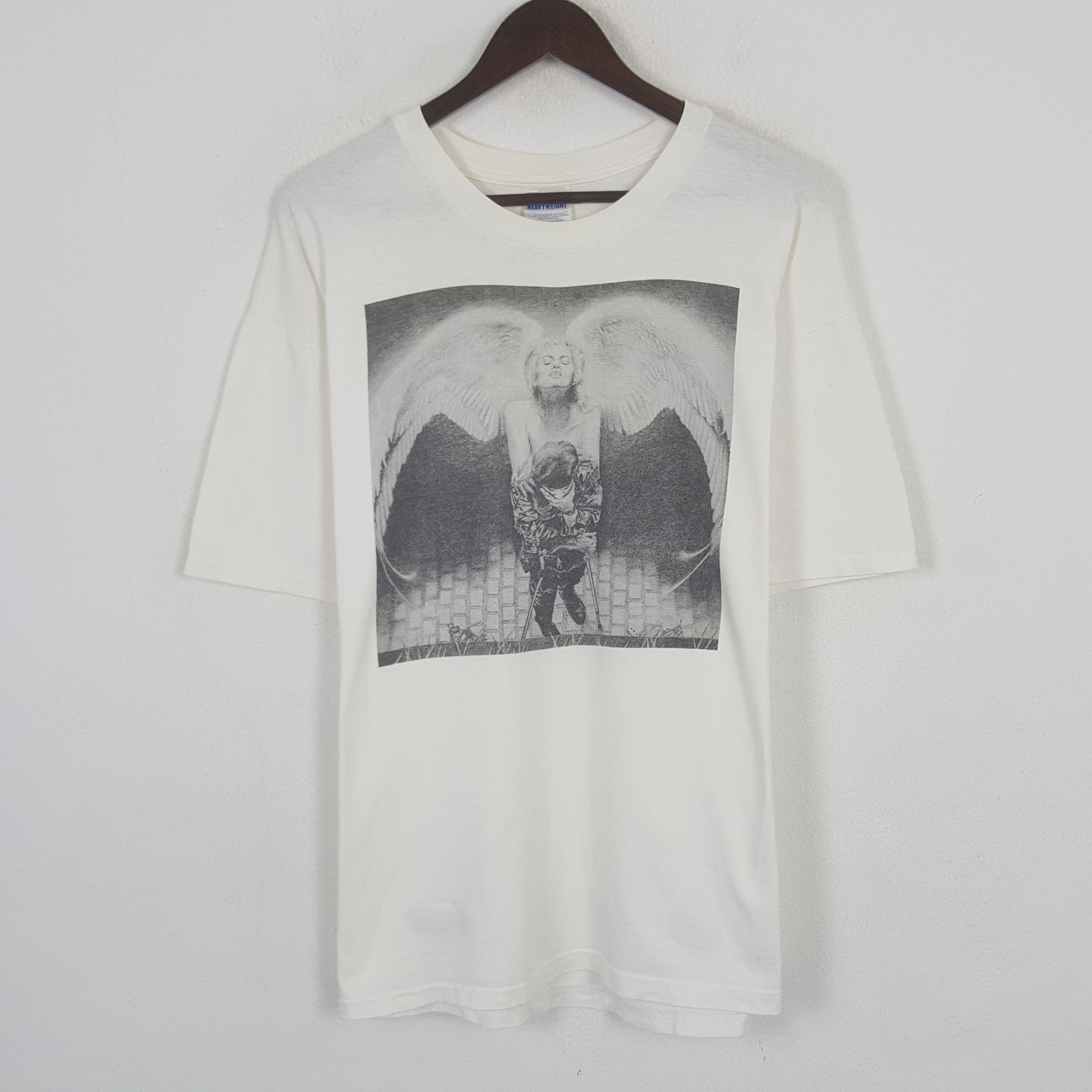 Band Tees Vintage White Angel Monument Tshirt Size US XL / EU 56 / 4 - 1 Thumbnail