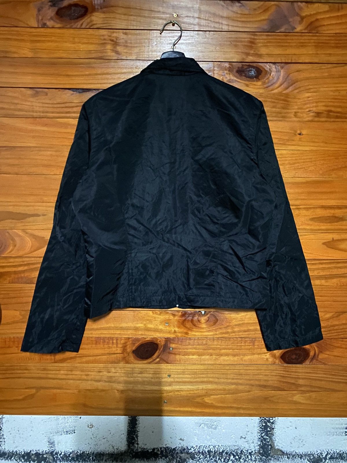 Japanese Brand ACID JAZZ MEN Black Nylon Jacket Minimalist 1990s Streetwear Size US S / EU 44-46 / 1 - 7 Thumbnail