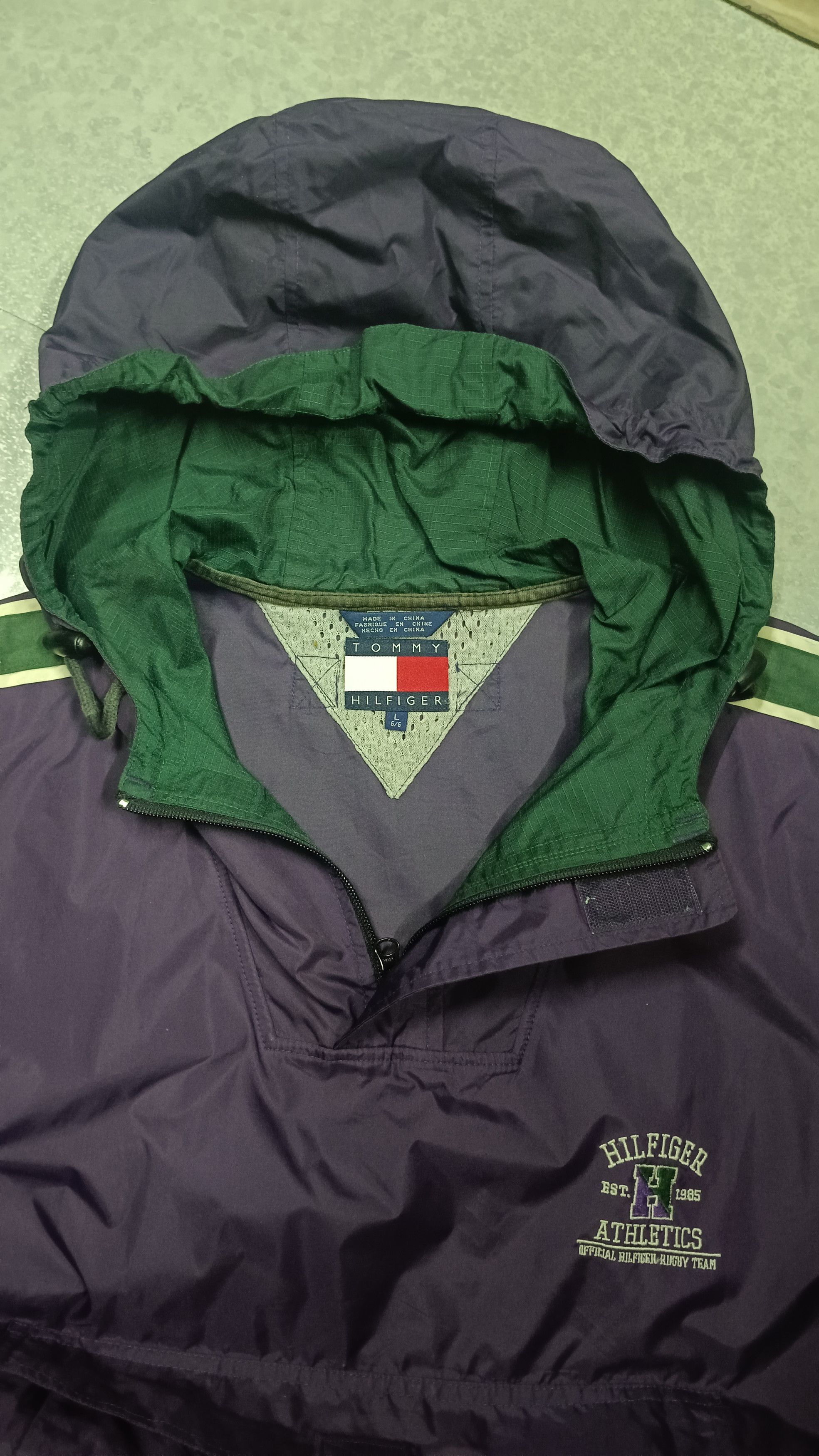 Tommy Hilfiger × Vintage 🔥 Tommy Hilfiger Anorak Windbreaker Size US L / EU 52-54 / 3 - 5 Thumbnail