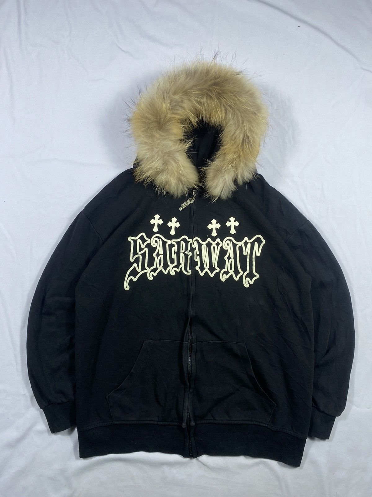 If Six Was Nine Japanese Studio Zip Fur Hoodie hysteric style Size US L / EU 52-54 / 3 - 2 Thumbnail
