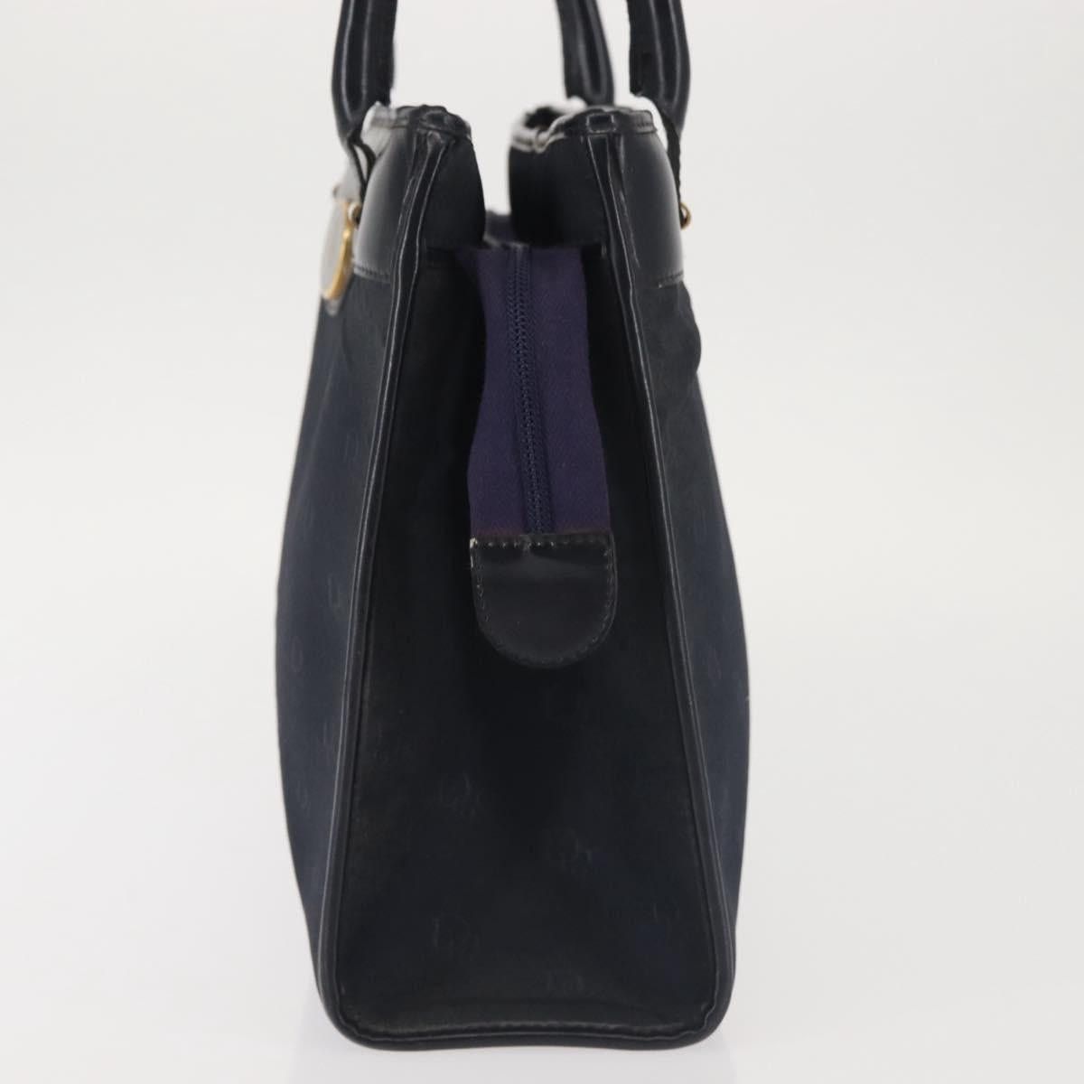 Dior DIOR Honeycomb Canvas Hand Bag Navy Gold Size ONE SIZE - 4 Thumbnail