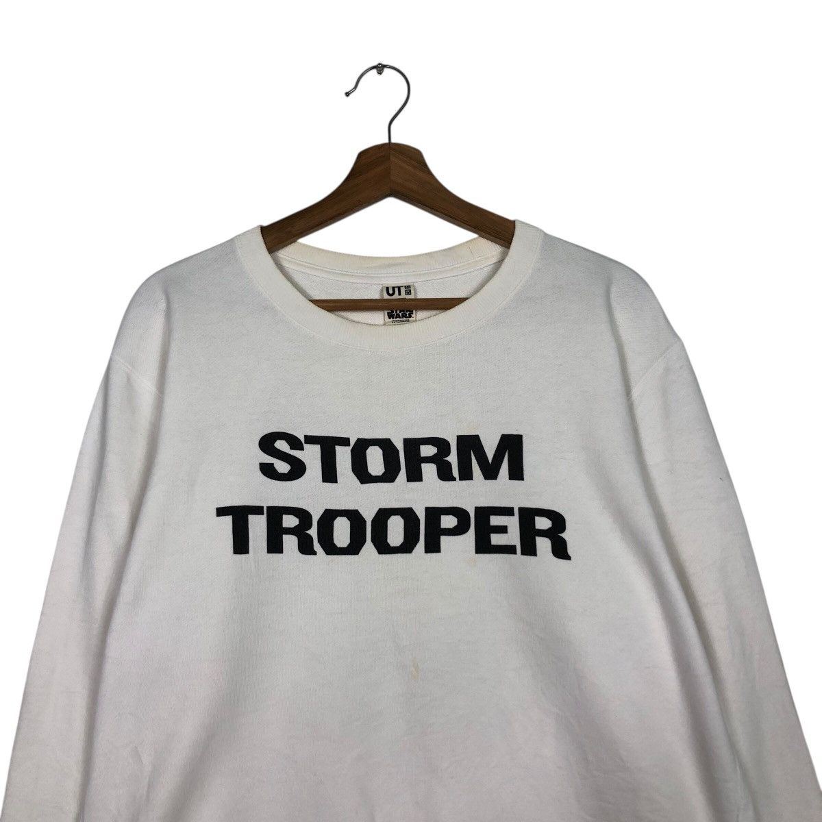 Japanese Brand 📌Vintage Sweatshirt Movie Star Wars Storm Trooper Big Logo Size US M / EU 48-50 / 2 - 4 Thumbnail