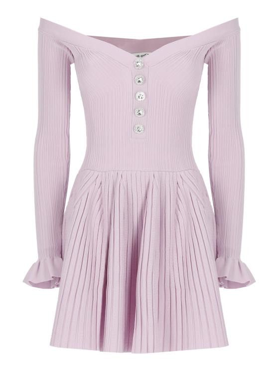 ワンピース SELF PORTRAIT Women Mid Skirts SS25015SP PINK Self-Portrait SELF PORTRAIT Women Mid Skirts SS25015SP