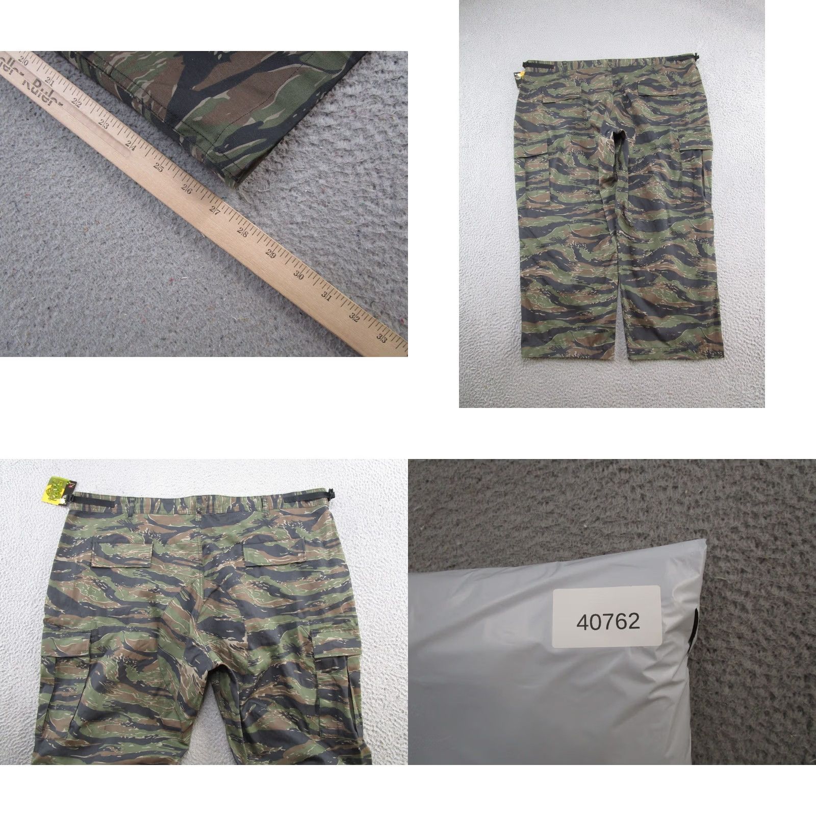 Rothco Rothco Military Tiger Stripe Camo Pants Mens 3XL (50x27) NEW Size US 39 - 9 Thumbnail