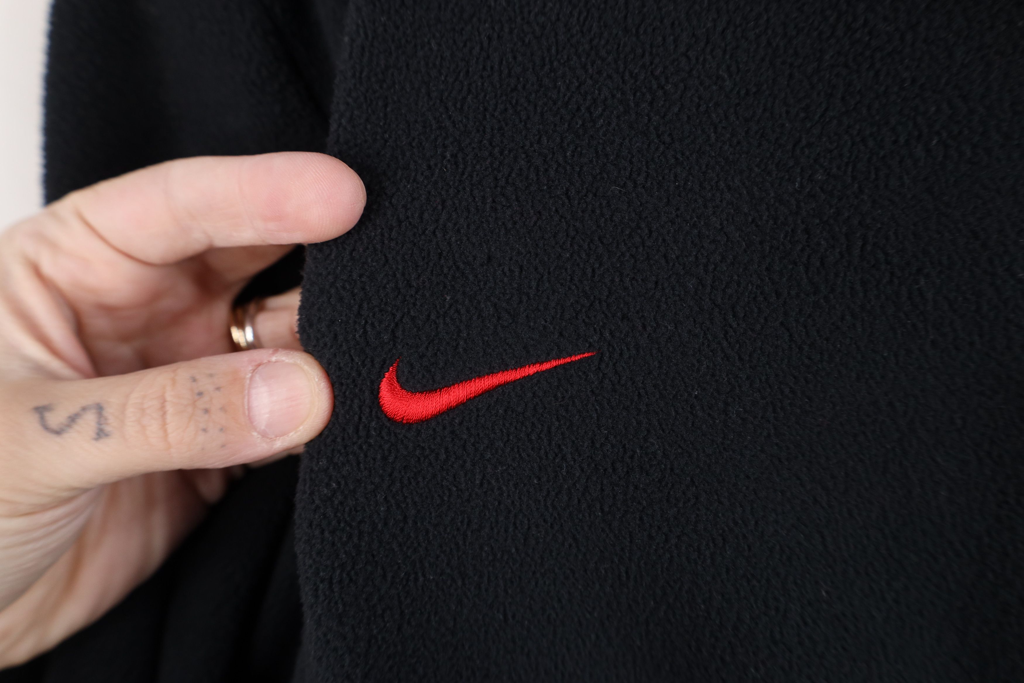 Nike Vintage Nike Mini Swoosh Ohio State University Fleece Jacket Size M / US 6-8 / IT 42-44 - 4 Thumbnail