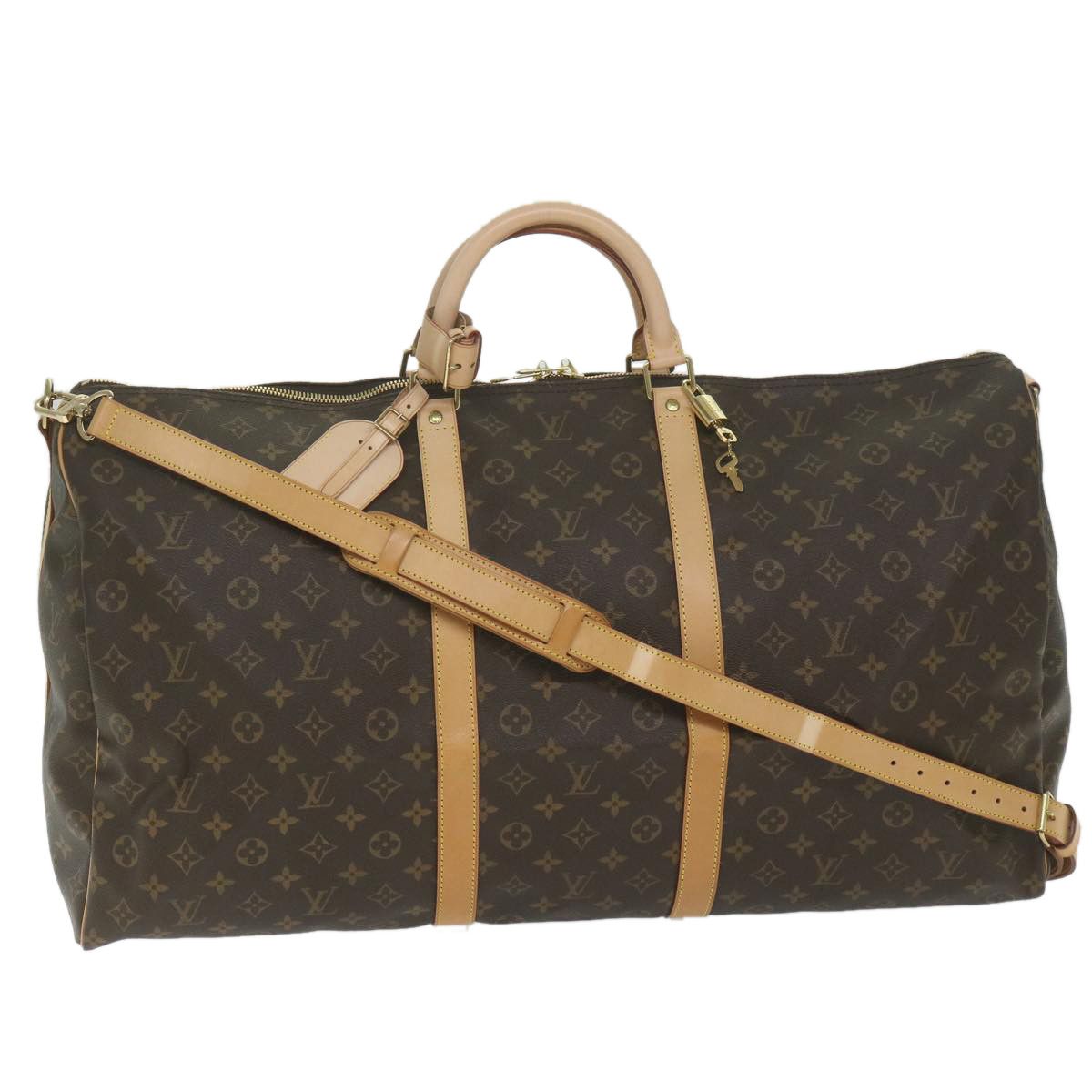 Louis Vuitton Keepall Bandoulière 60 Brown Canvas Shoulder Bag Size ONE SIZE - 1 Thumbnail