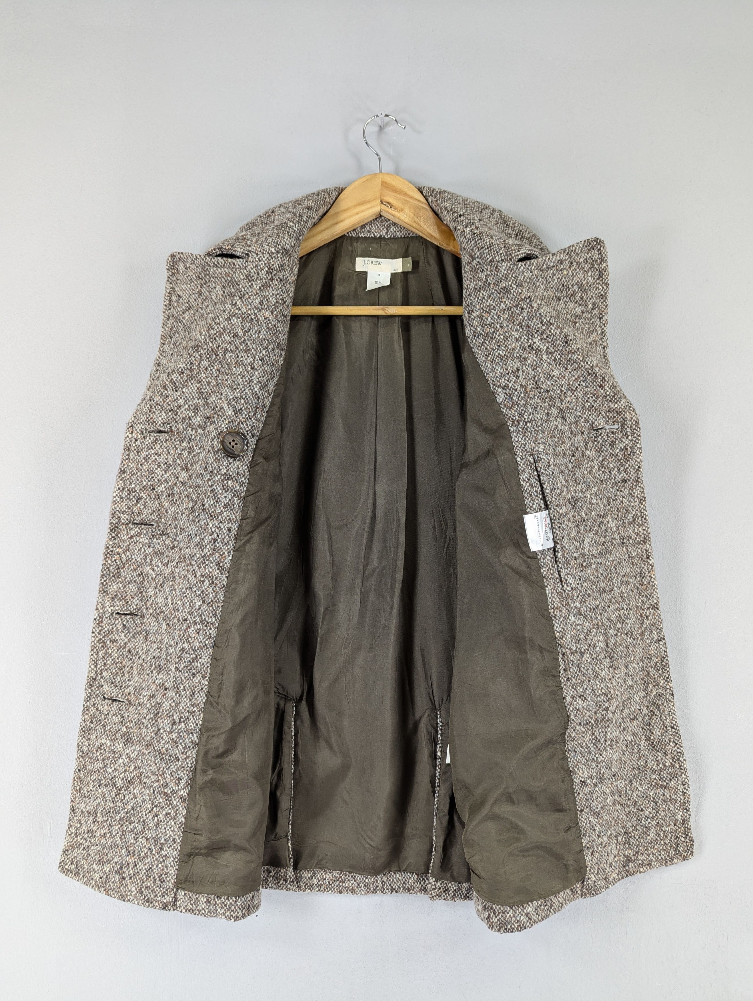 J.Crew Women's J.CREW Double Breasted Lined Wool Coat Jacket Size S Size S / US 4 / IT 40 - 9 Thumbnail