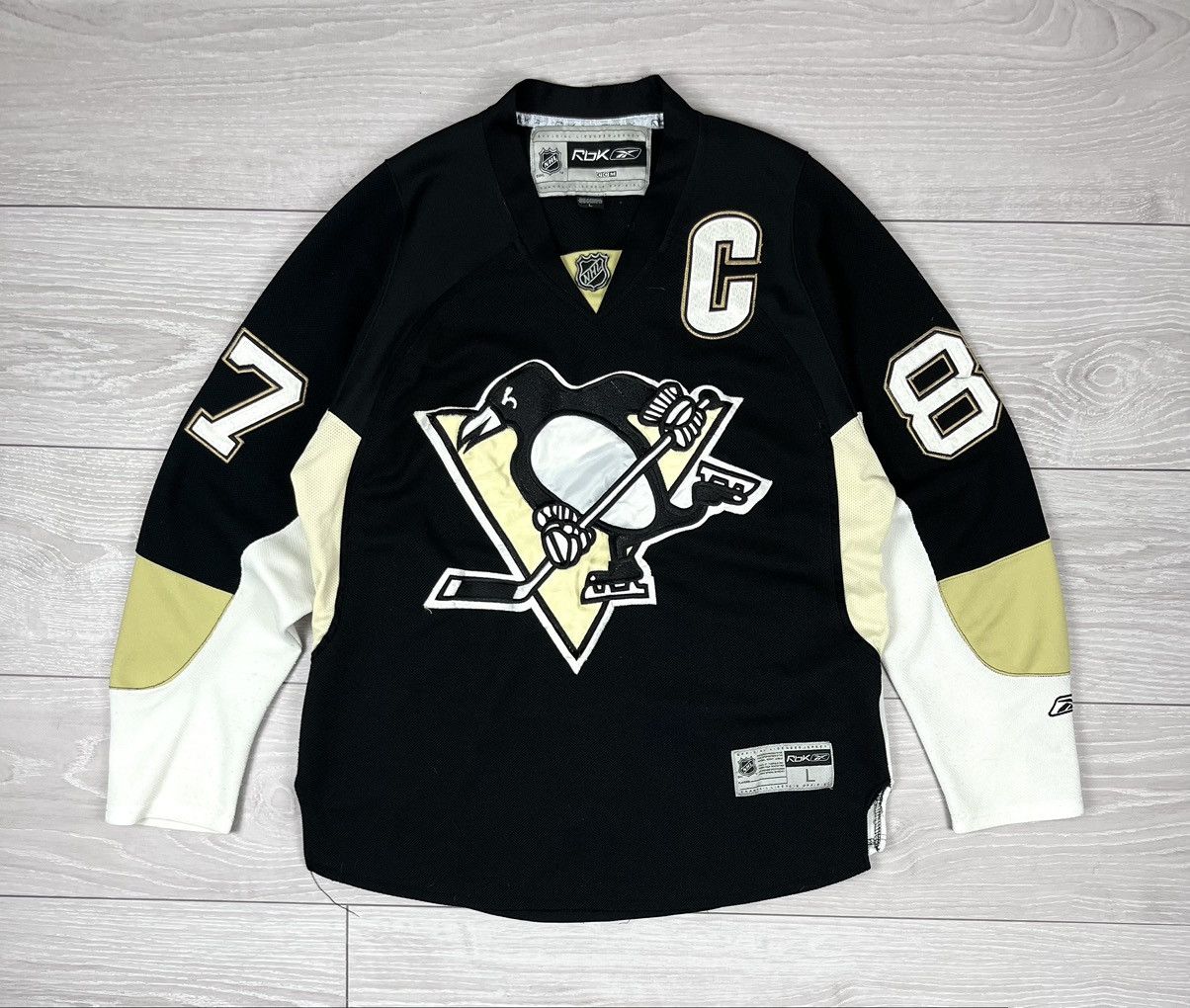 NHL Pittsburgh Penguins Reebok Crosby NHL Black Hockey Jersey Size US L / EU 52-54 / 3 - 1 Thumbnail