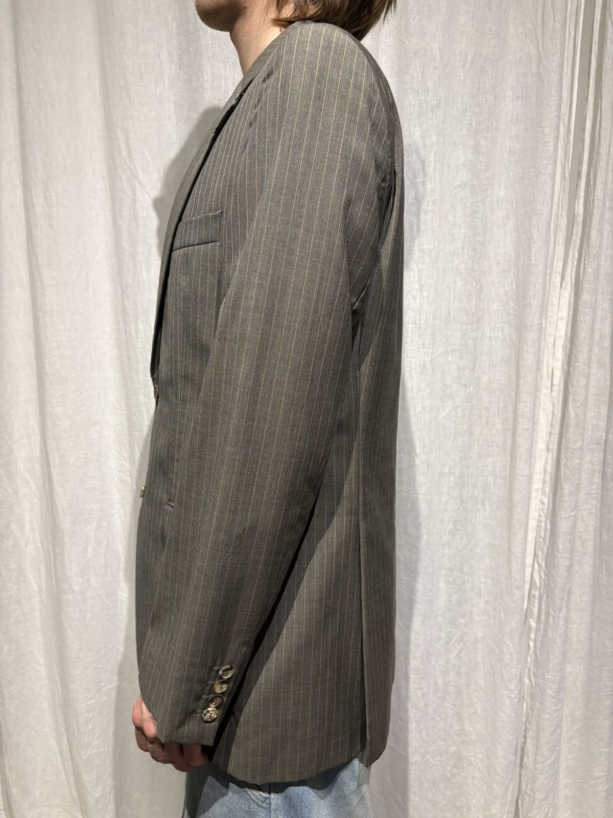 Hugo Boss Hugo Boss business suit striped jacket Size 52R - 4 Thumbnail