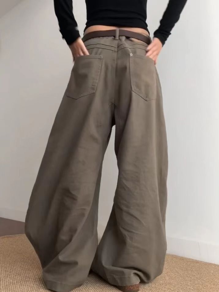 Japanese Brand × Jean Brown casual vintage wide-leg scimitar jeans y2k Size US 32 / EU 48 - 3 Thumbnail