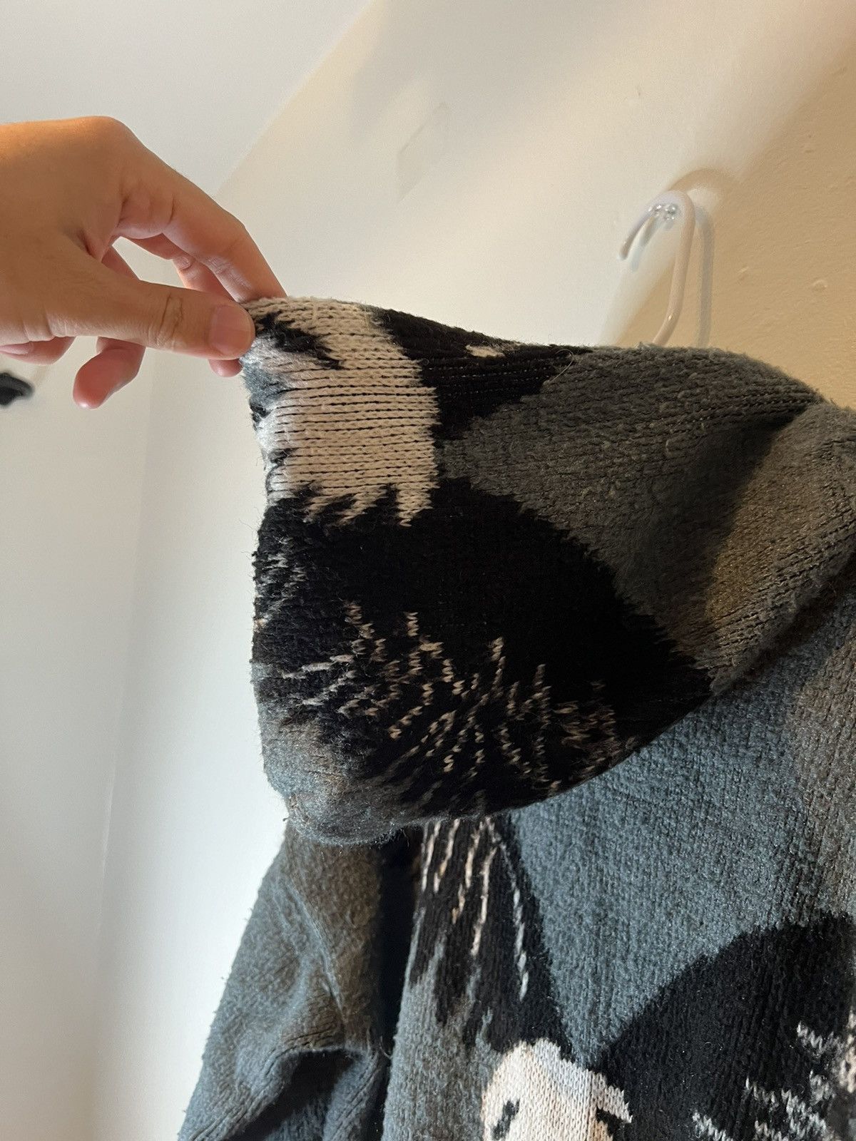 Vintage Vintage Tejidos Ruminahui Eagle Sweater Adult L Zip Up Wool Size US L / EU 52-54 / 3 - 6 Thumbnail