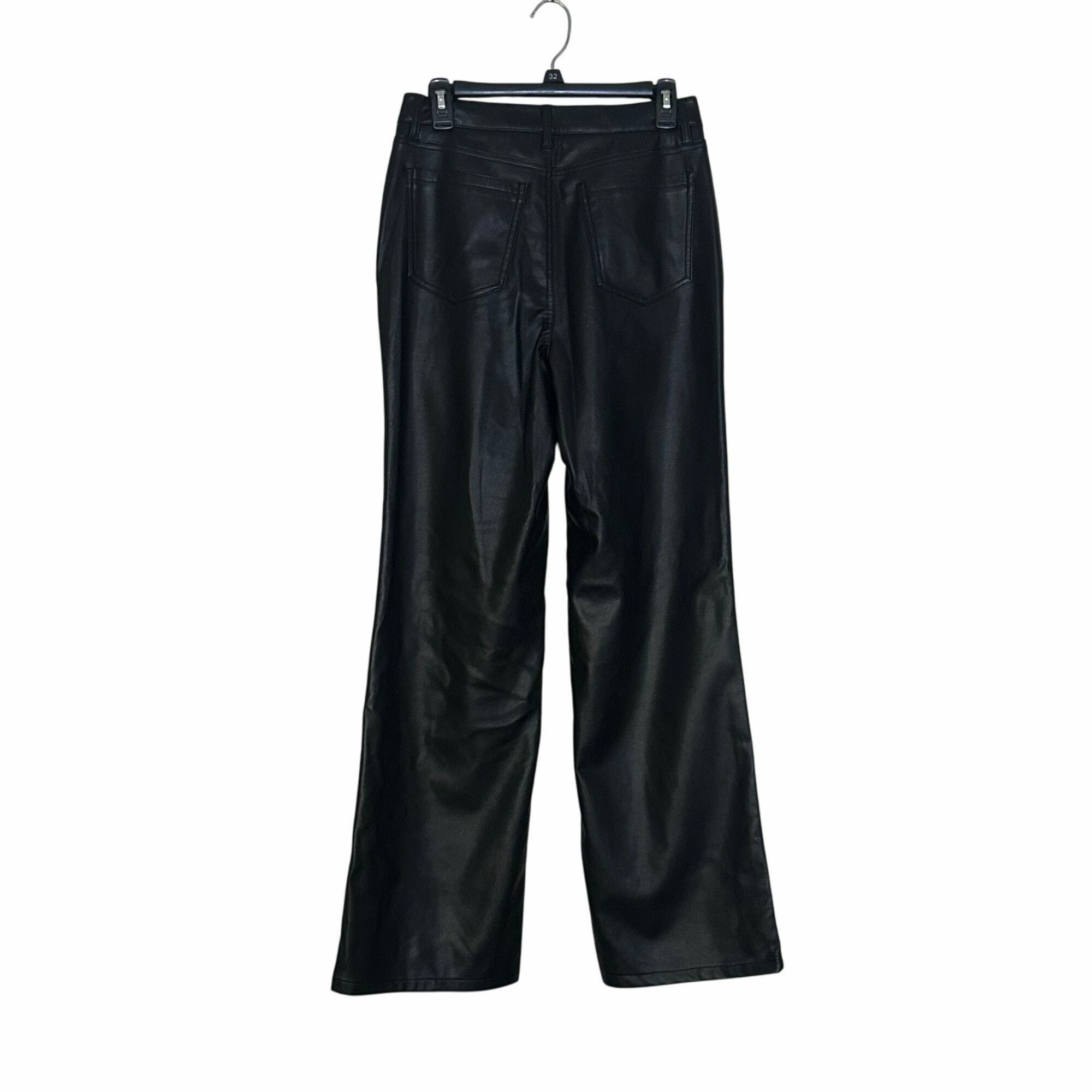 Other ✨AFRM Dawson Women's Faux Leather Wide Leg Black Pants Size Size 27" / US 4 / IT 40 - 2 Thumbnail