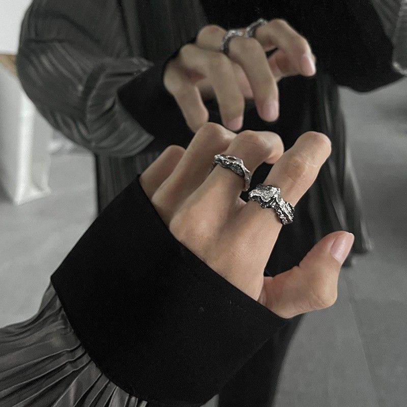 Jewelry Hip-hop Jewelry Rings Open Size Chrome Ring (Size 7-13) Size ONE SIZE - 3 Thumbnail