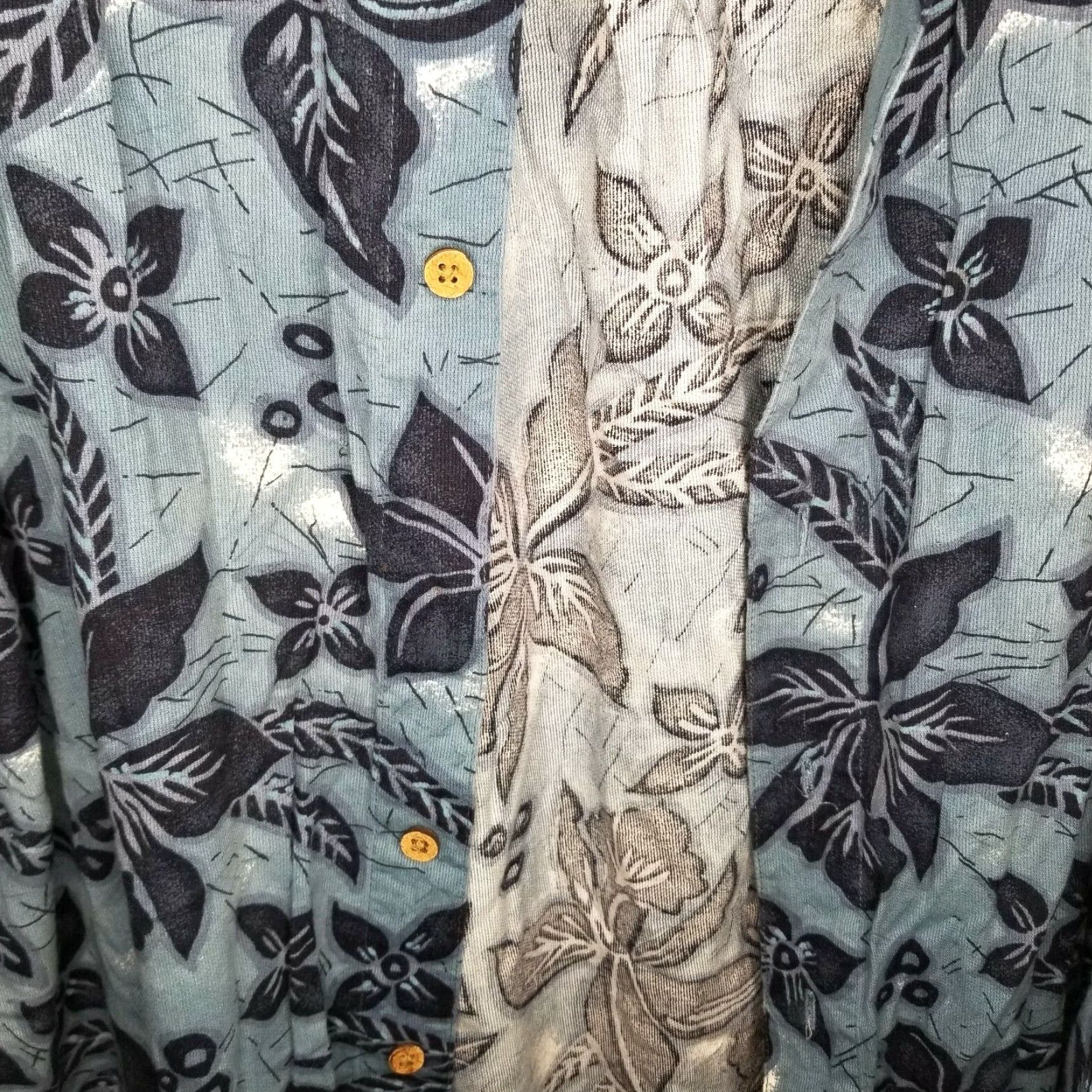 Vintage Northcrest Men’s XL Blue Hawaiian Short Sleeve Button-Up Shirt Size US XL / EU 56 / 4 - 4 Thumbnail