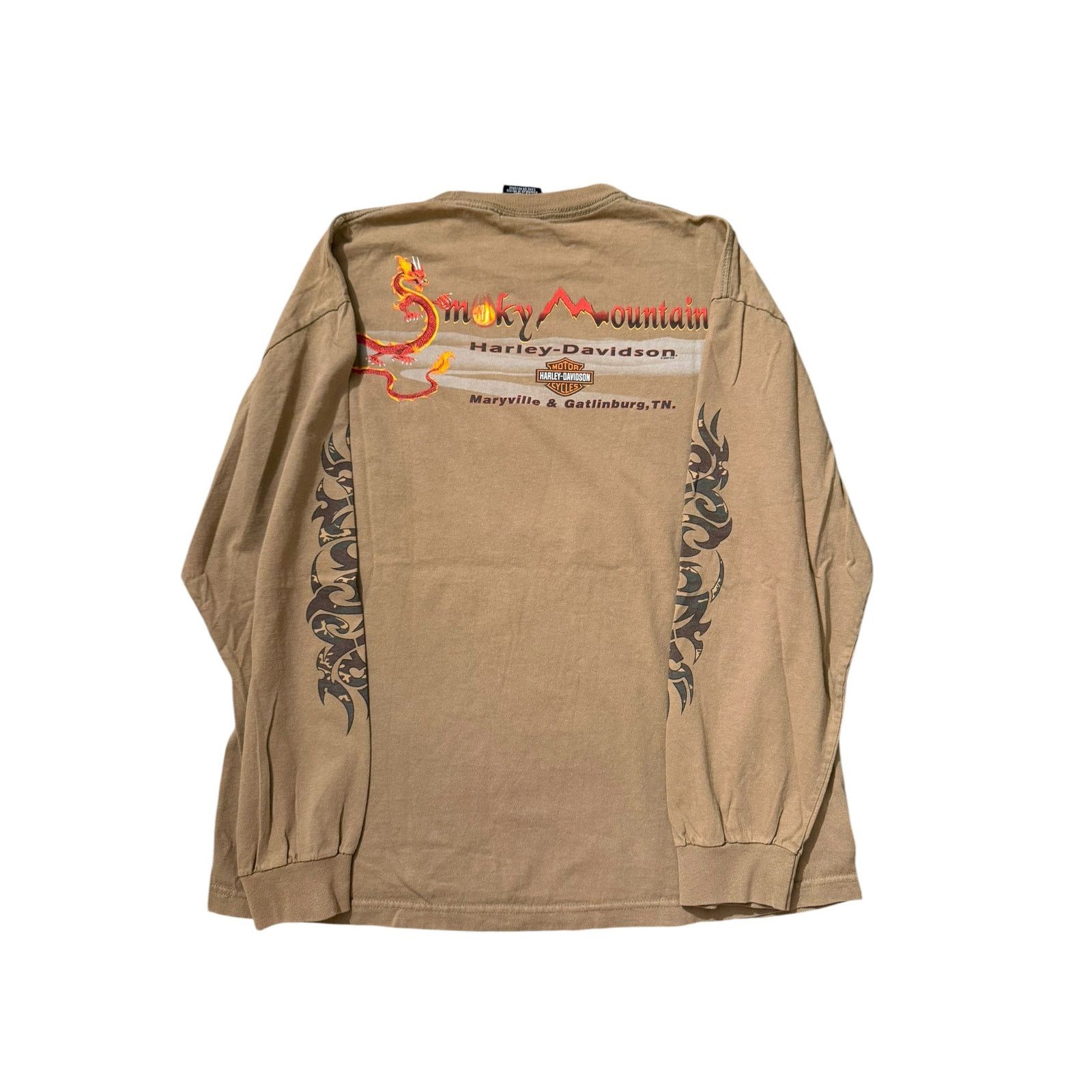 Vintage Vintage HD Tribal Long Sleeve Smoky Mountain HD Tan Size US XL / EU 56 / 4 - 5 Thumbnail