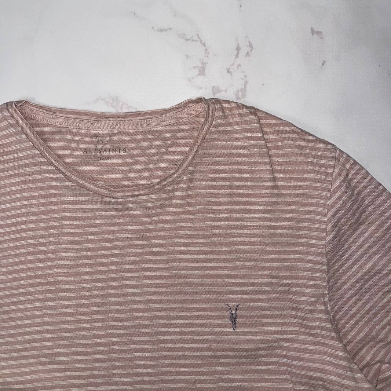 Allsaints Allsaints luxury streetwear t-shirt striped Size US XL / EU 56 / 4 - 6 Thumbnail