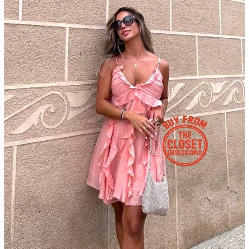 Mango MANGO Ruffle Mini Dress NWT Size M / US 6-8 / IT 42-44 - 13 Thumbnail