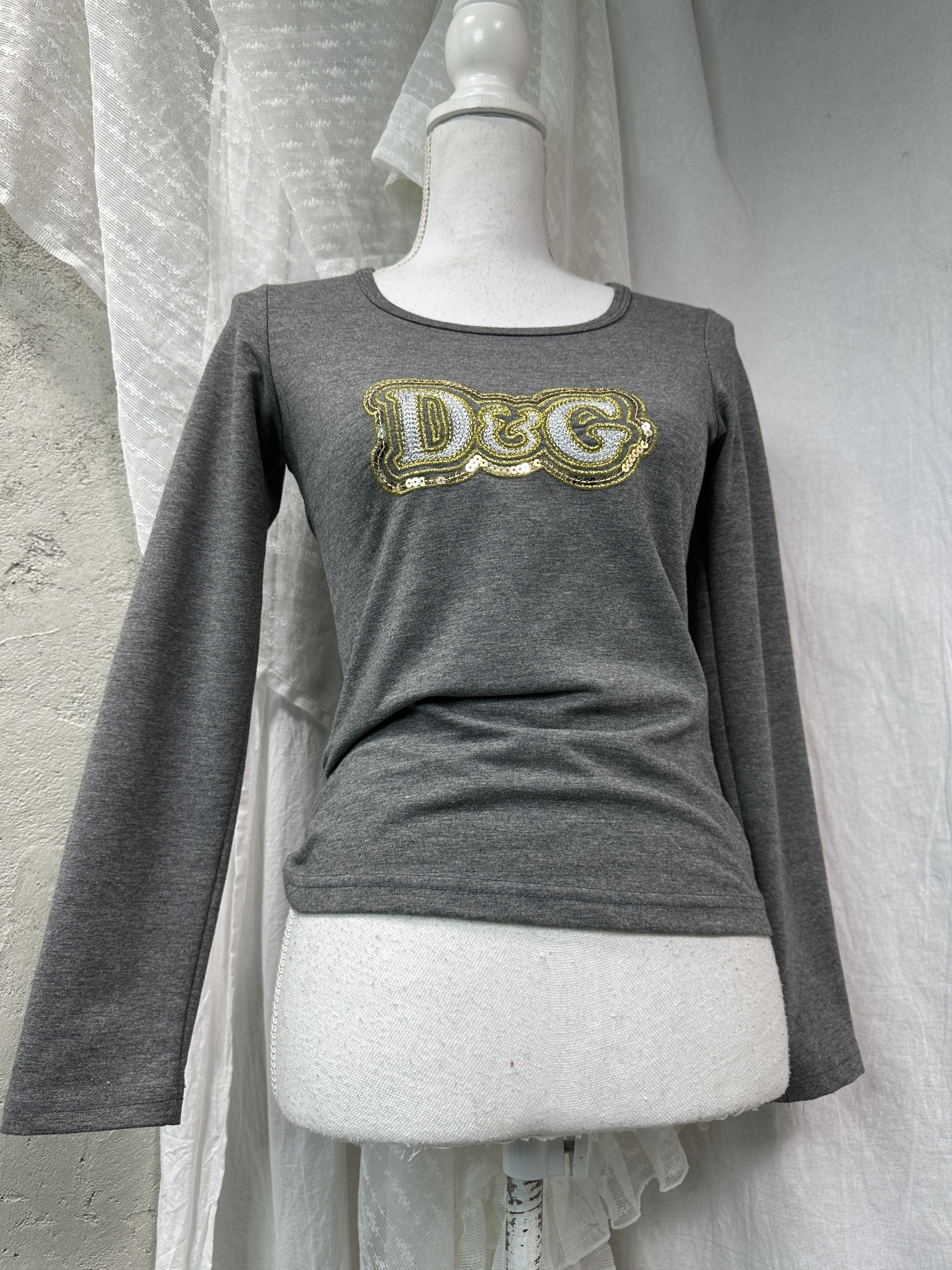 Dolce & Gabbana Vintage Old Money Streetwear Dolce & Gabbana Longsleeve 00s Size M / US 6-8 / IT 42-44 - 1 Thumbnail