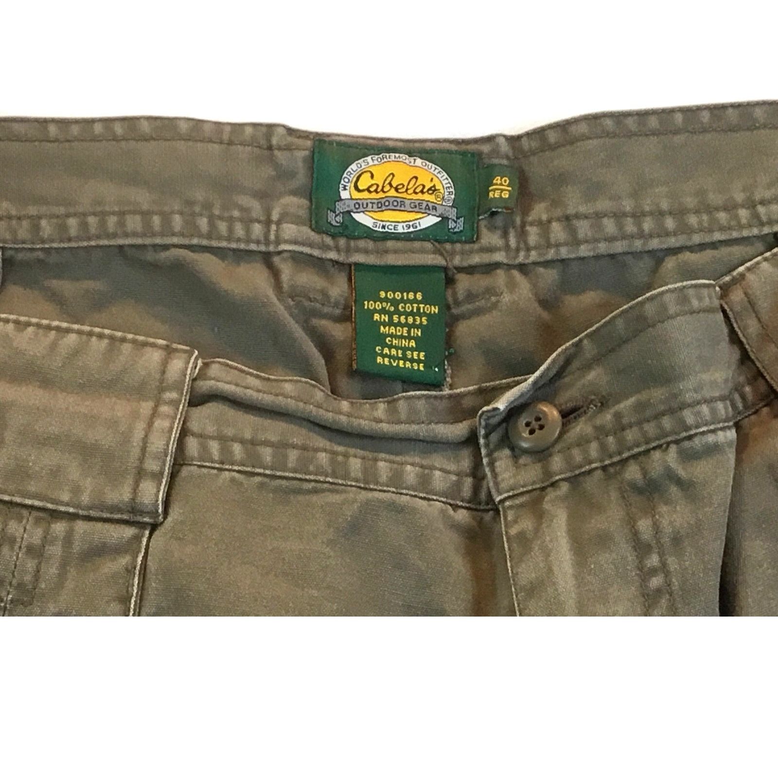 Cabelas Cabela's Men's Cargo Shorts Brown 6 Pockets Size 40 Regular Size US 40 / EU 56 - 4 Thumbnail