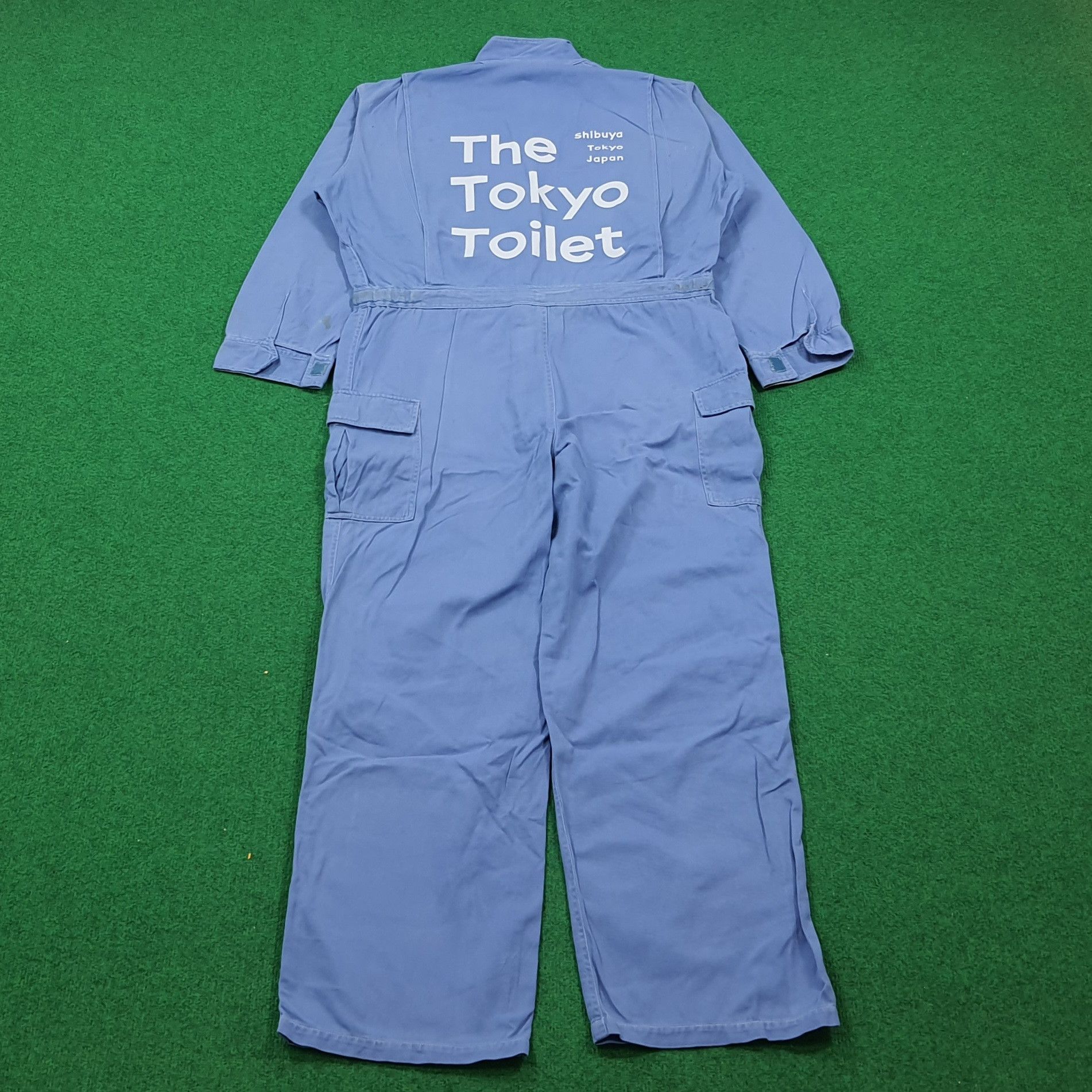 Japanese Brand Vintage The Tokyo Toilet Custom Work Utility Coverall C309N5 Size US M / EU 48-50 / 2 - 2 Thumbnail