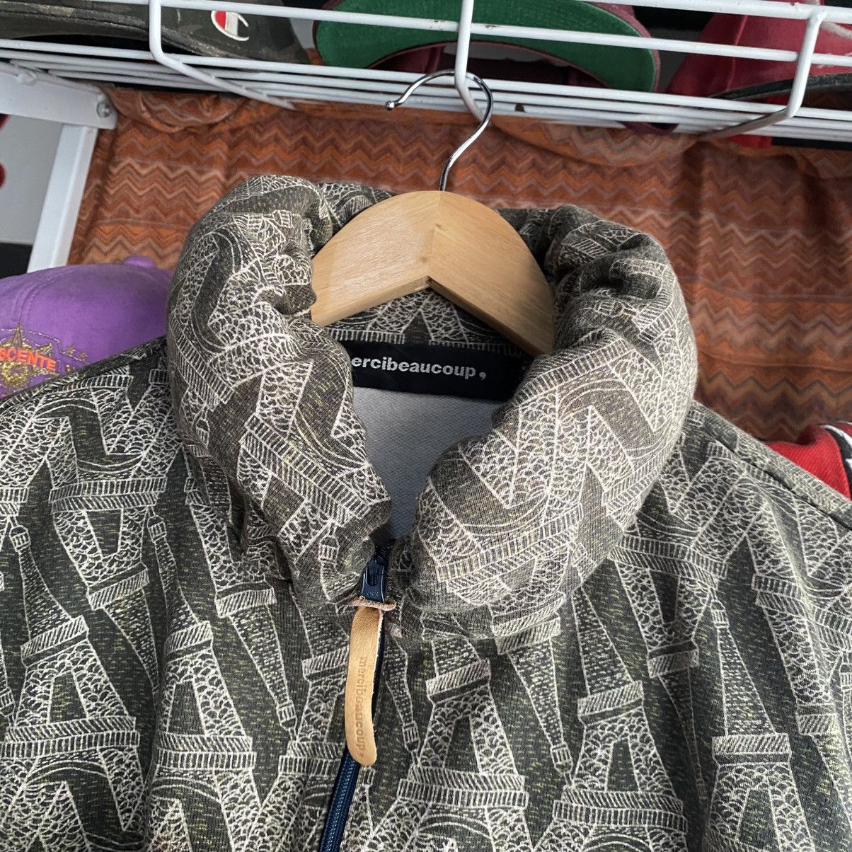 mercibeaucoup issey Miyake Pillow Neck Mercibeaucoup CropTop zipper jacket Size US S / EU 44-46 / 1 - 12 Thumbnail