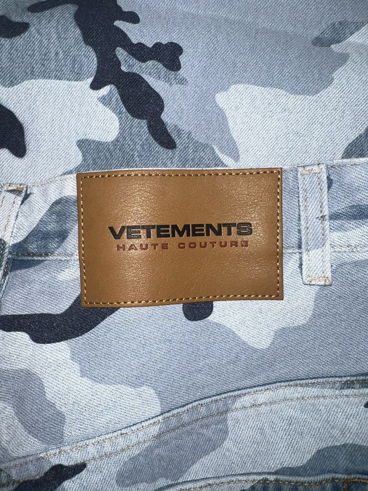 Vetements Camo Big Shape Jeans Size US 38 / EU 54 - 13 Thumbnail