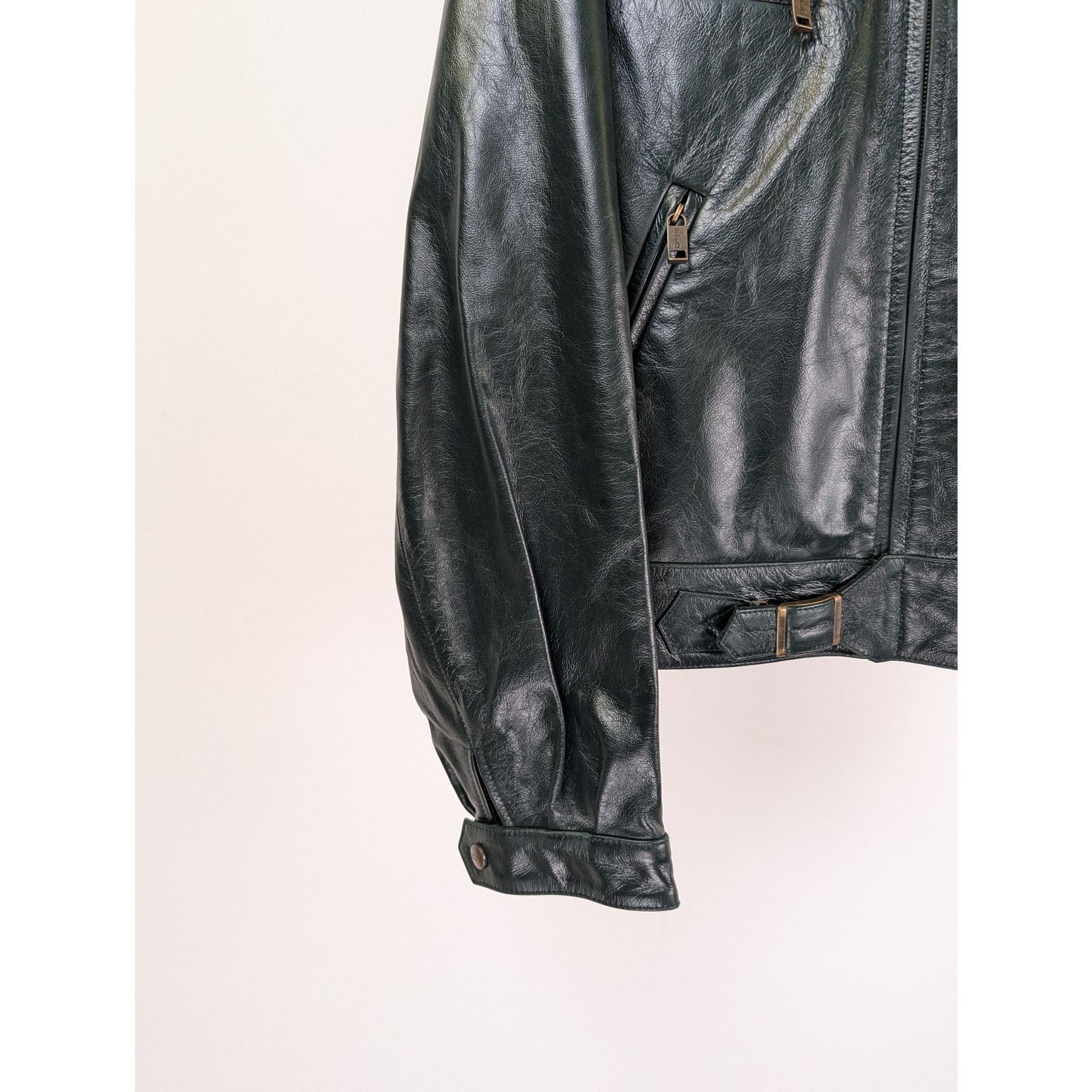 Enfants Riches Deprimes o1rshd1 Scorpio Rising Leather Jacket in Deep Green Size US XL / EU 56 / 4 - 4 Thumbnail