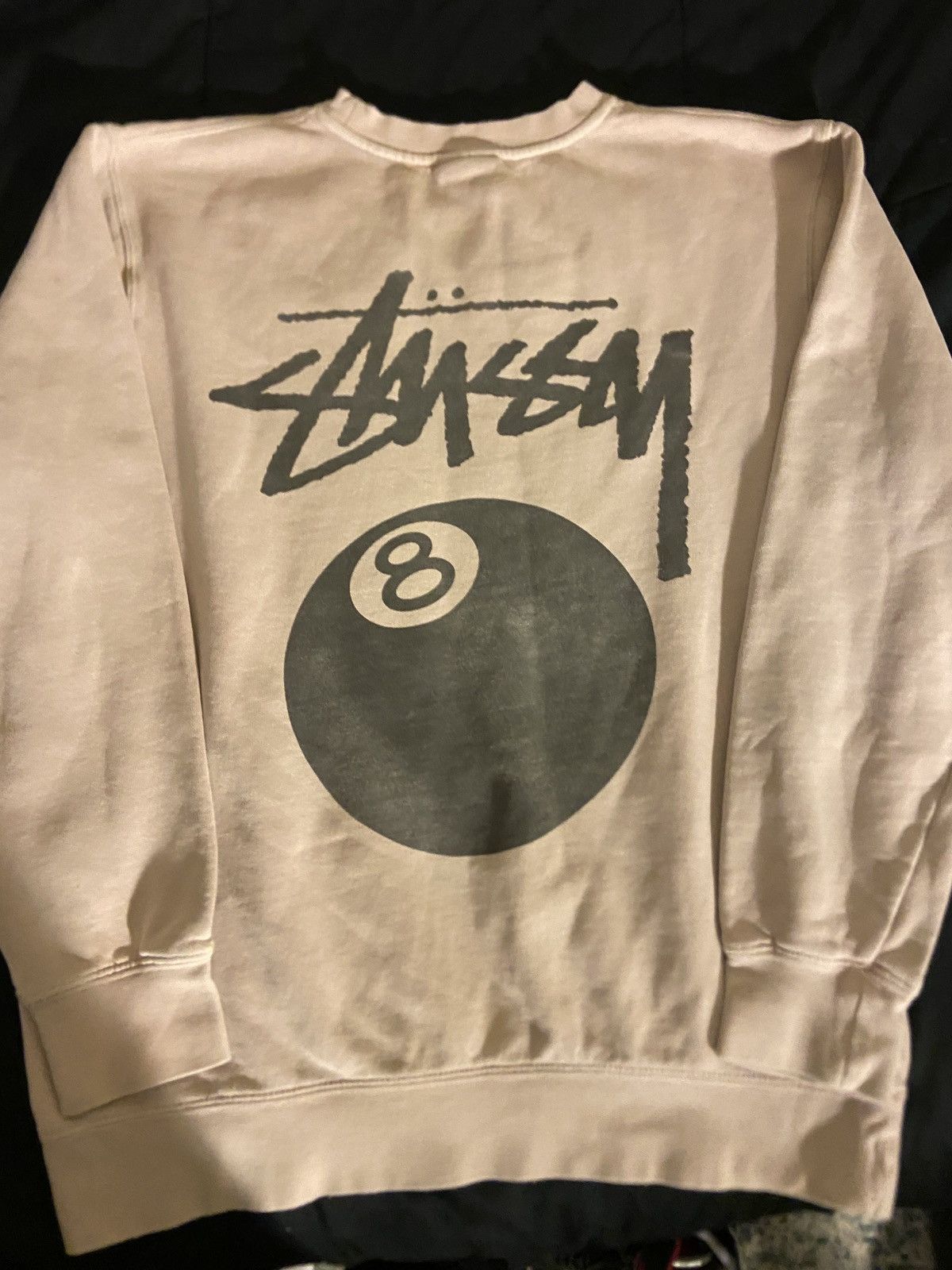 Stussy × Vintage Stussy Faded pink Worn 8 Ball pullover sweatshirt Size US S / EU 44-46 / 1 - 5 Thumbnail