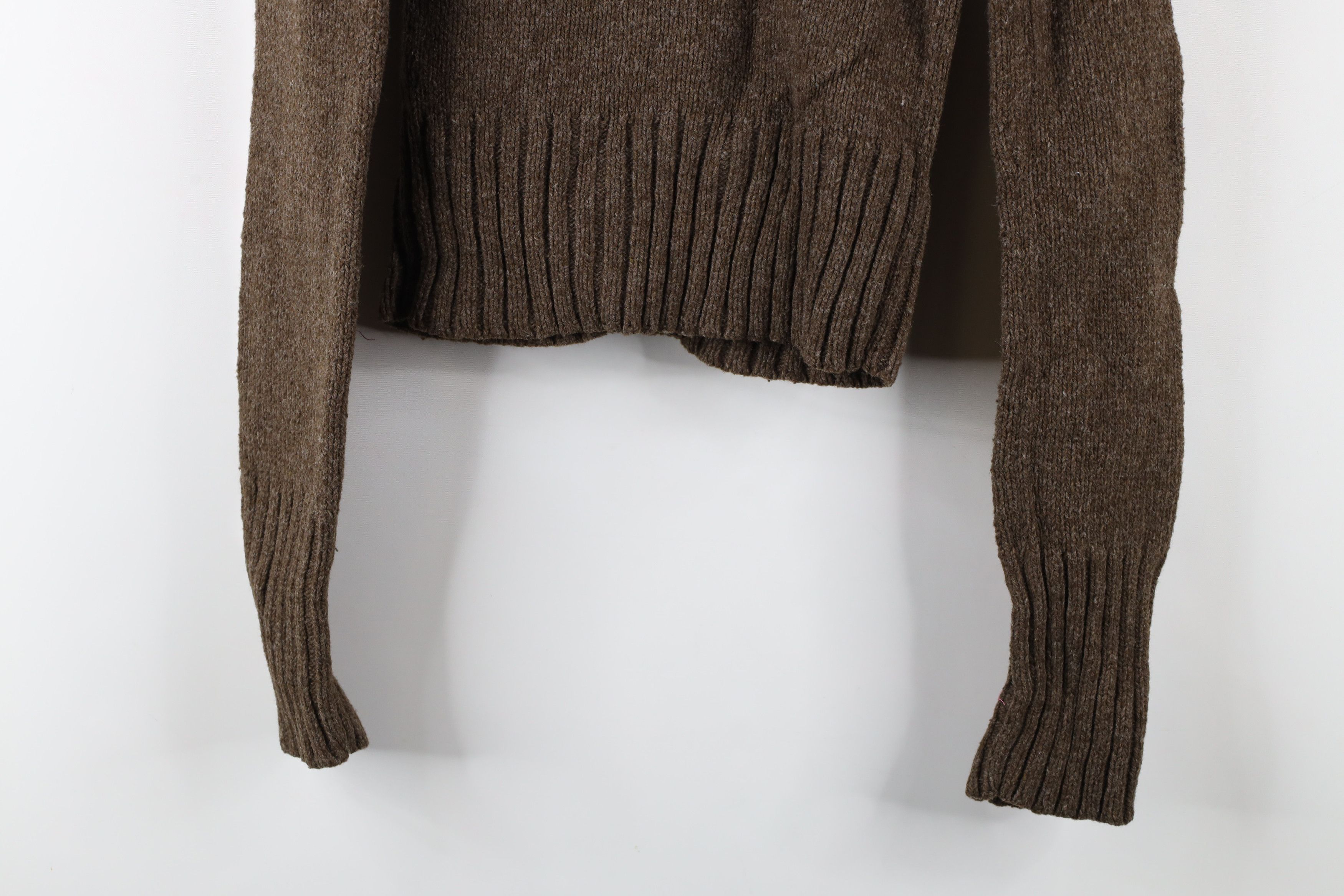 Vintage Vintage 90s Y2K Mudd Fisherman Cable Knit Hoodie Sweater Size M / US 6-8 / IT 42-44 - 8 Thumbnail