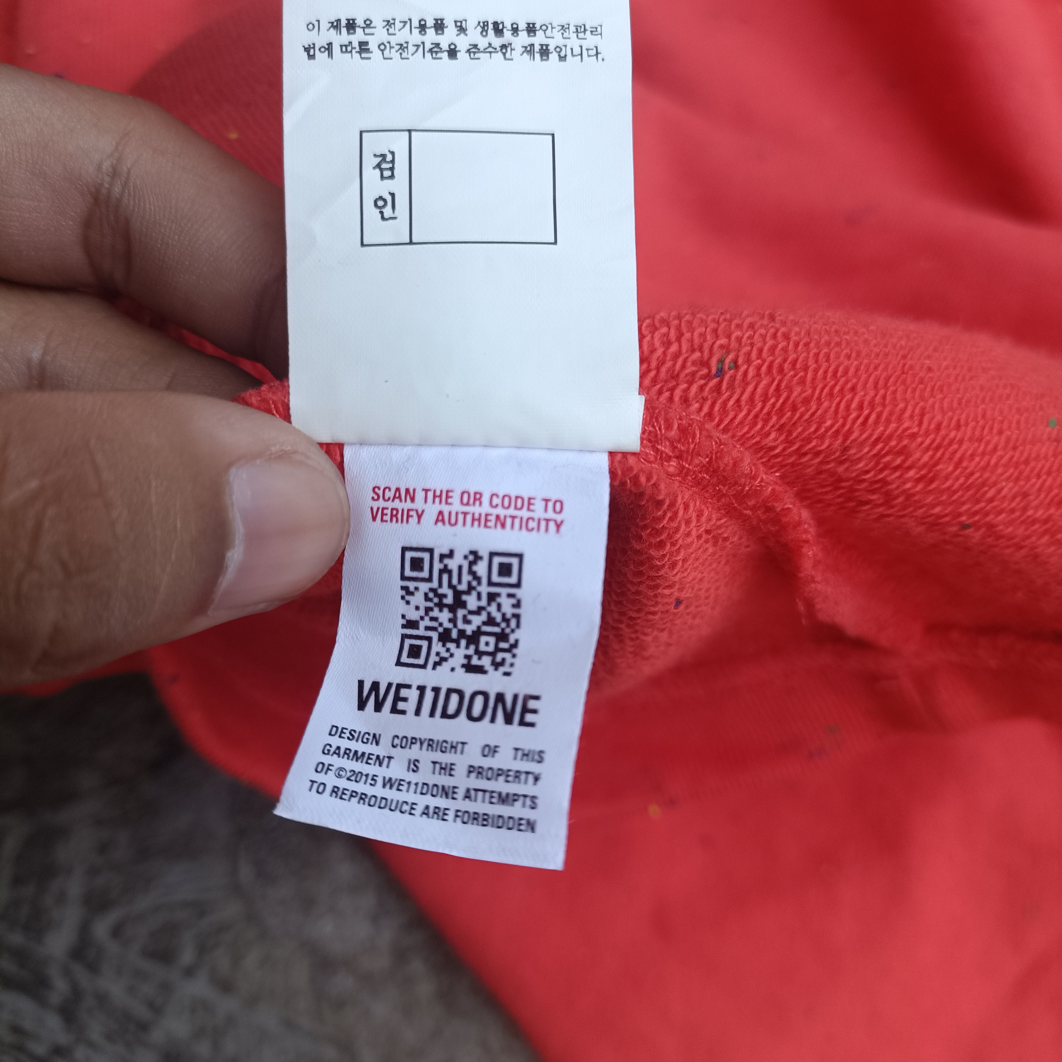 WE11DONE We11done Unisex Sweatshirt Size US L / EU 52-54 / 3 - 11 Thumbnail