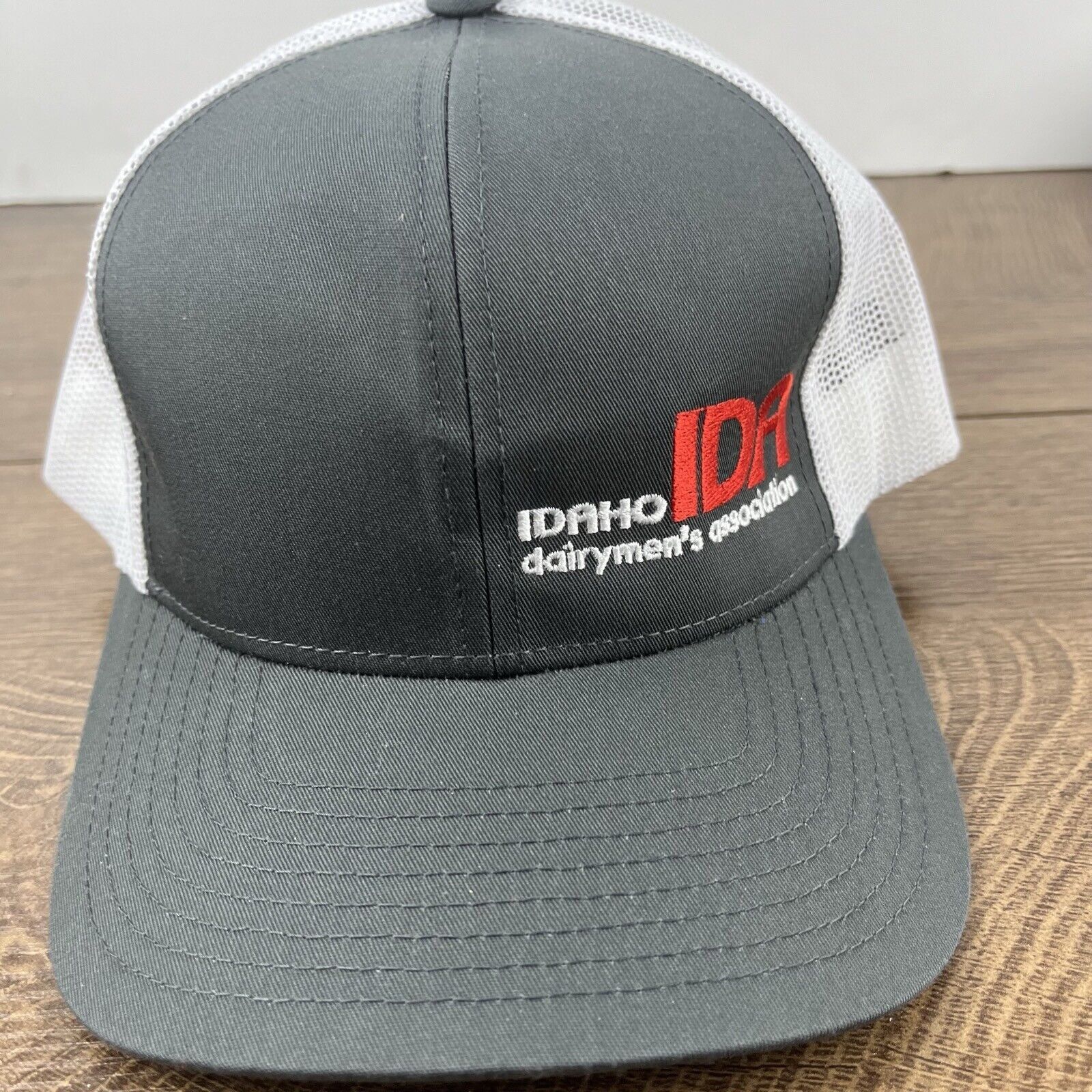 Other Idaho Dairymens Hat IDA Snapback Hat Gray Adjustable Hat Adu Size ONE SIZE - 4 Thumbnail