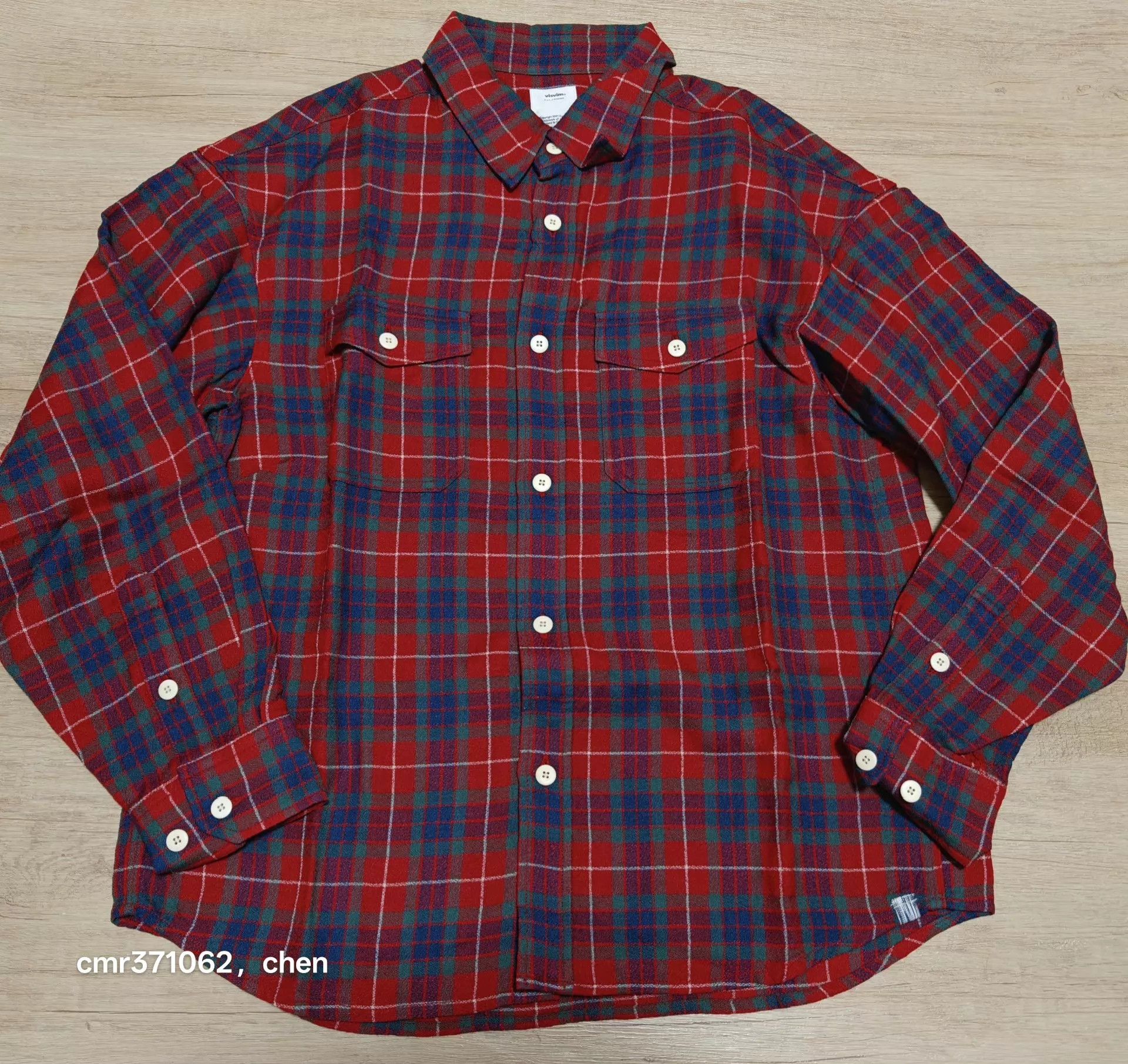Visvim VISVIM 24SS PIONEER SHIRT L/S Red 1 98 New Washed Size US S / EU 44-46 / 1 - 1 Thumbnail