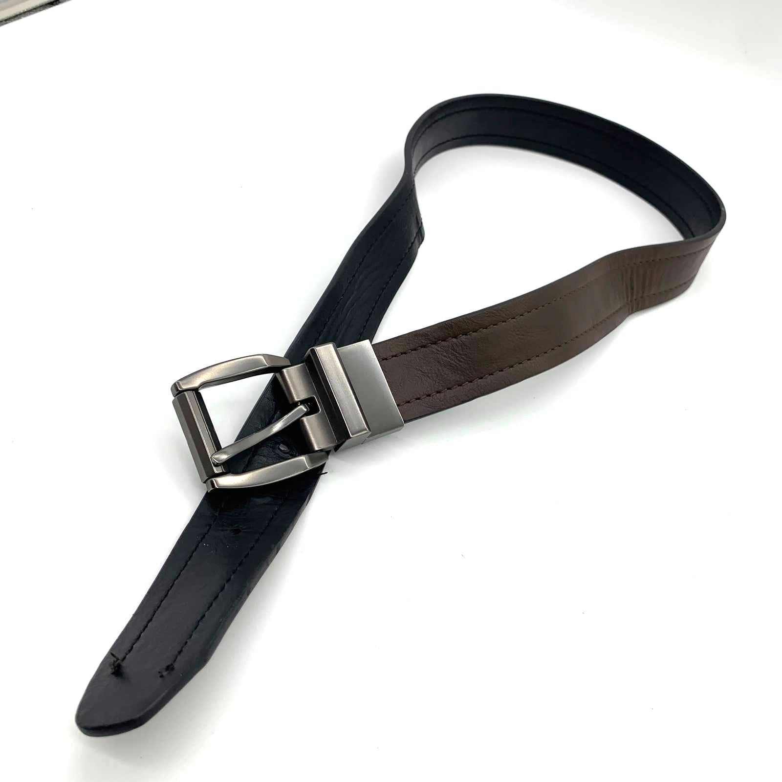 Other Brown Faux Leather Belt Size 34 Size 34 - 2 Thumbnail