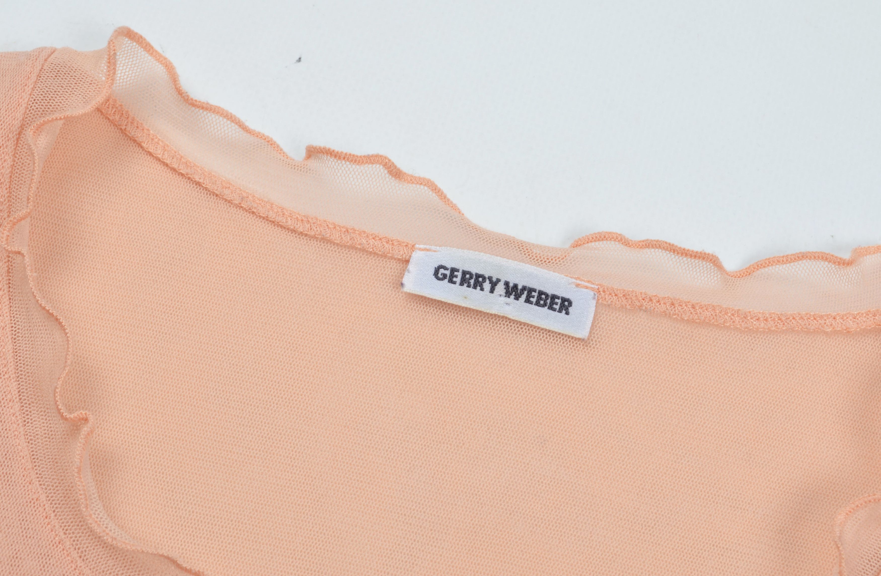 Gerry Weber × Vintage Vintage Gerry Weber Mesh Floral Beaded 3/4 Sleeve Top Size M / US 6-8 / IT 42-44 - 8 Thumbnail