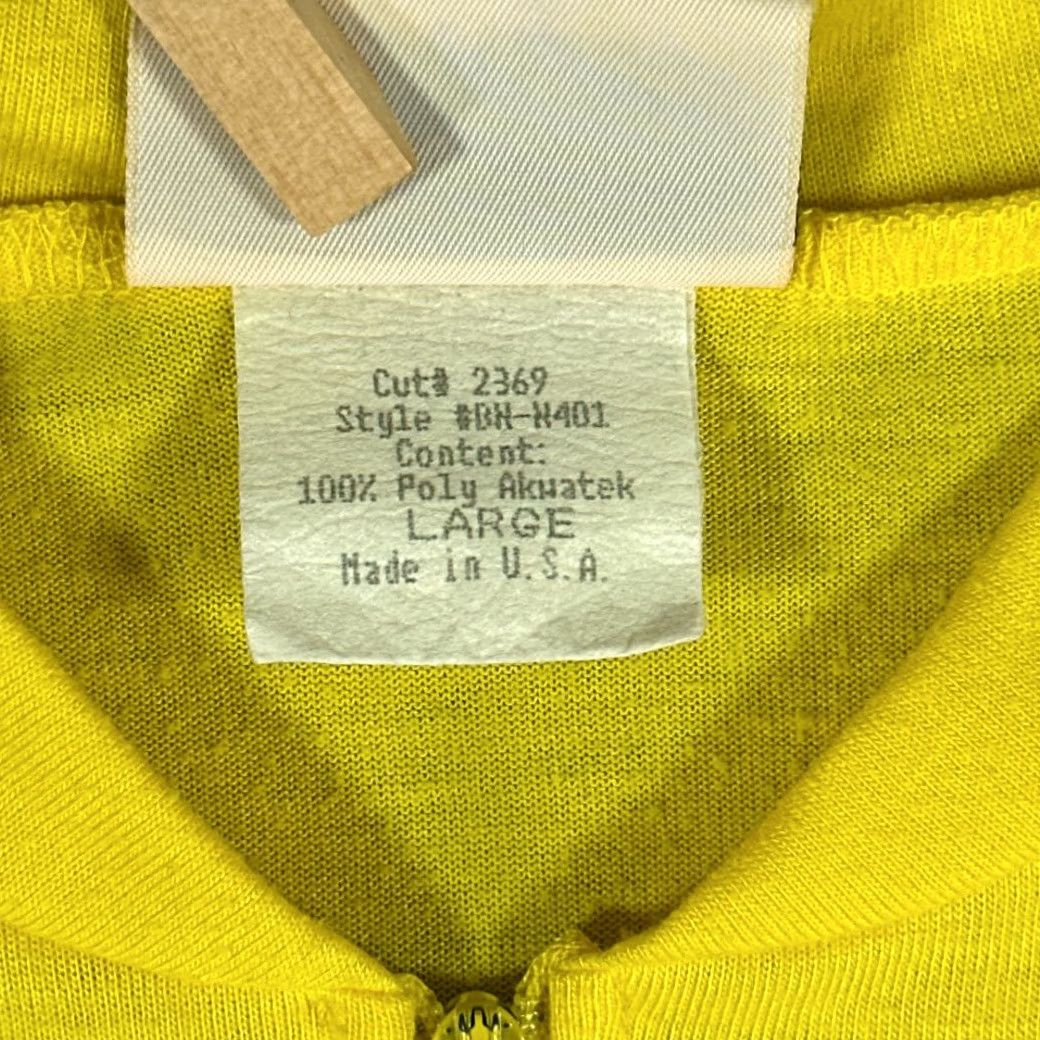 Vintage VINTAGE Nashbar Cycling Jersey Adult LARGE Yellow Blank USA Made Zip Pocket 90s Size US L / EU 52-54 / 3 - 5 Thumbnail