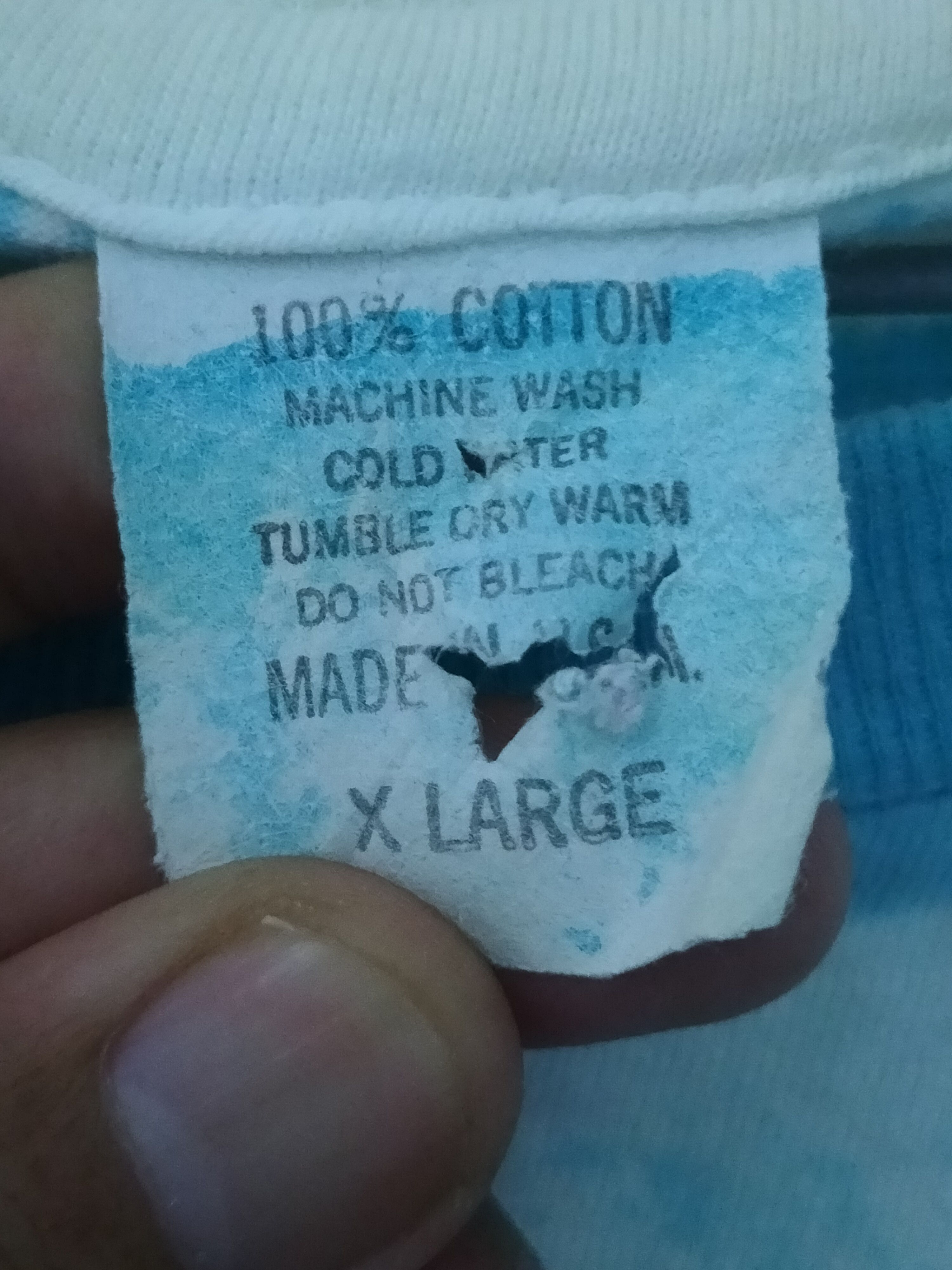 Vintage 90s Tye Dye cotton vintage street fashion plain t Size US XL / EU 56 / 4 - 3 Thumbnail