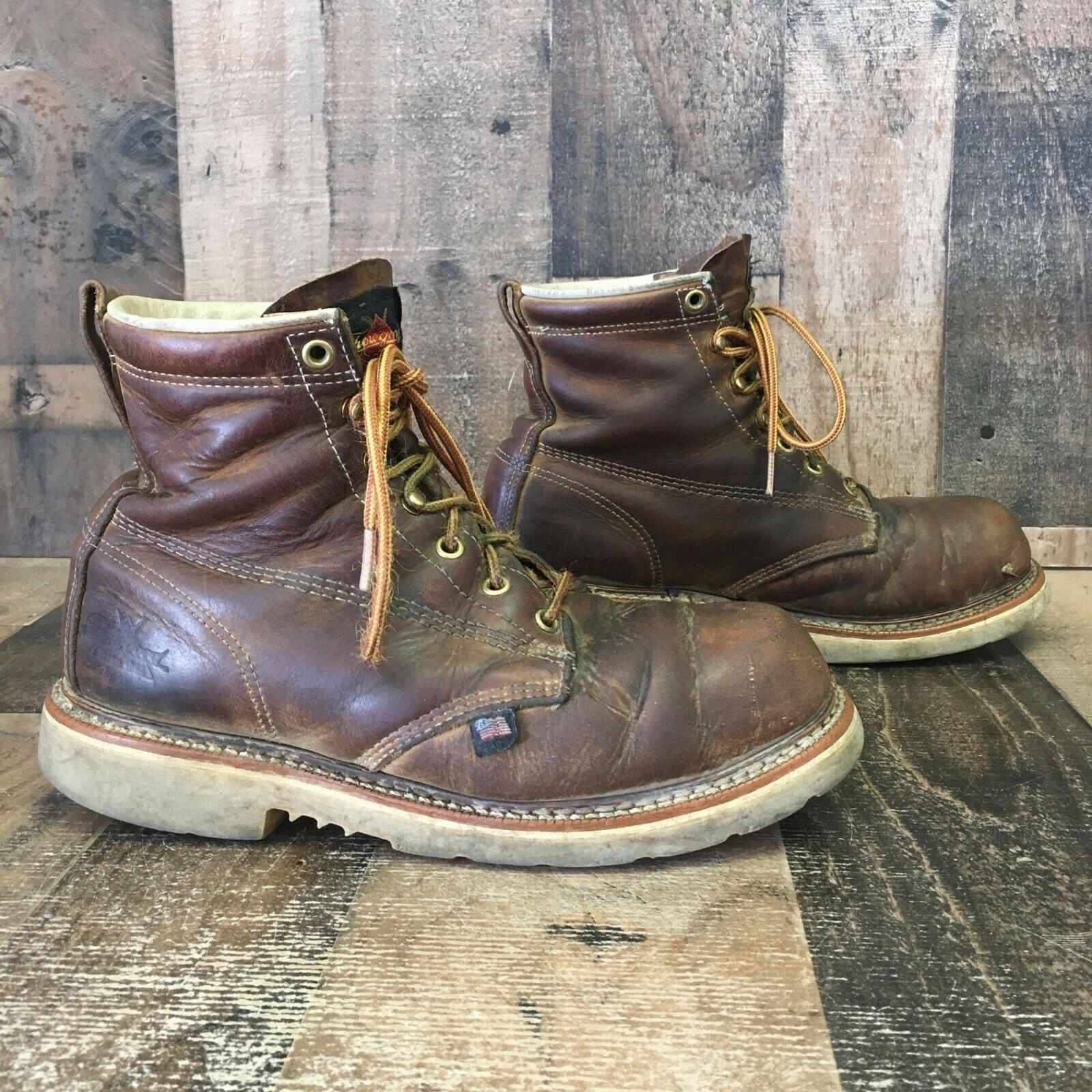 Thorogood Thorogood 804-4374 Steel Round Toe Work Boots Mens 8 D Size US 8 / EU 41 - 5 Thumbnail