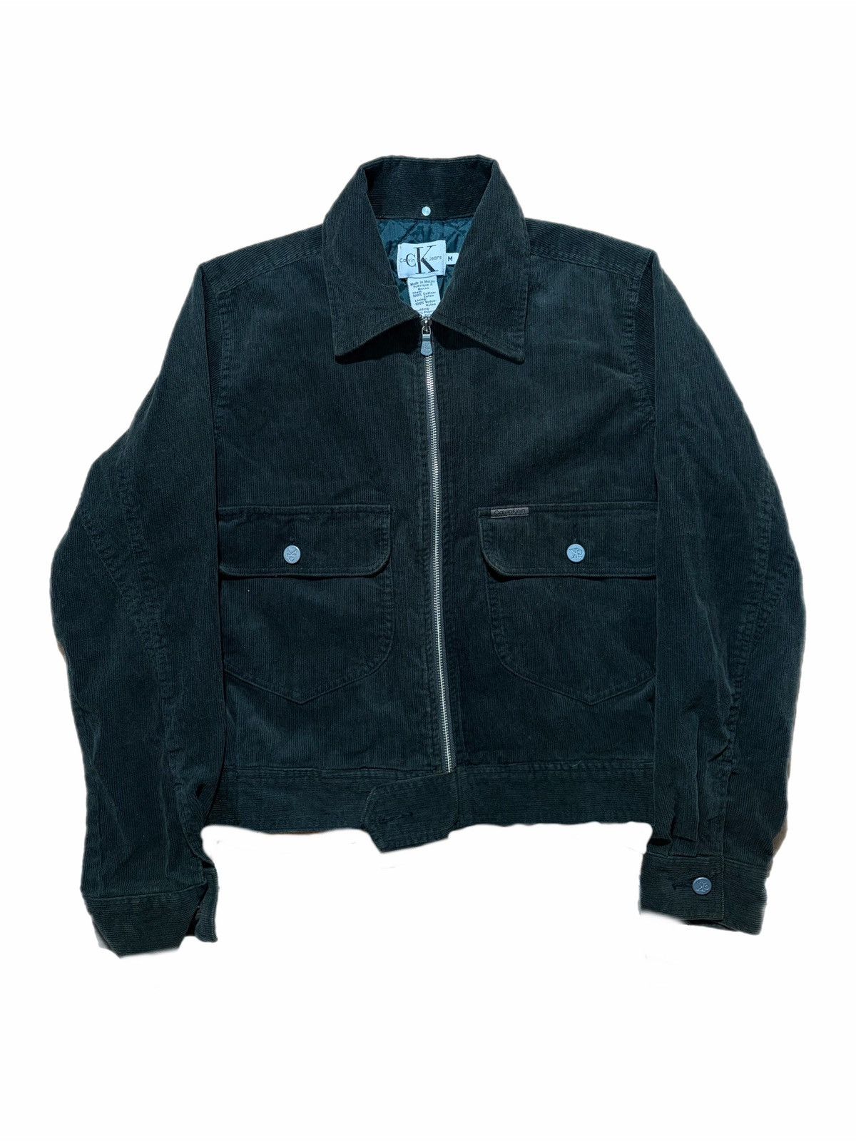 Calvin Klein Calvin Klein Jeans Jacket Womens Corduroy Bomber Full Zip Size M / US 6-8 / IT 42-44 - 1 Thumbnail